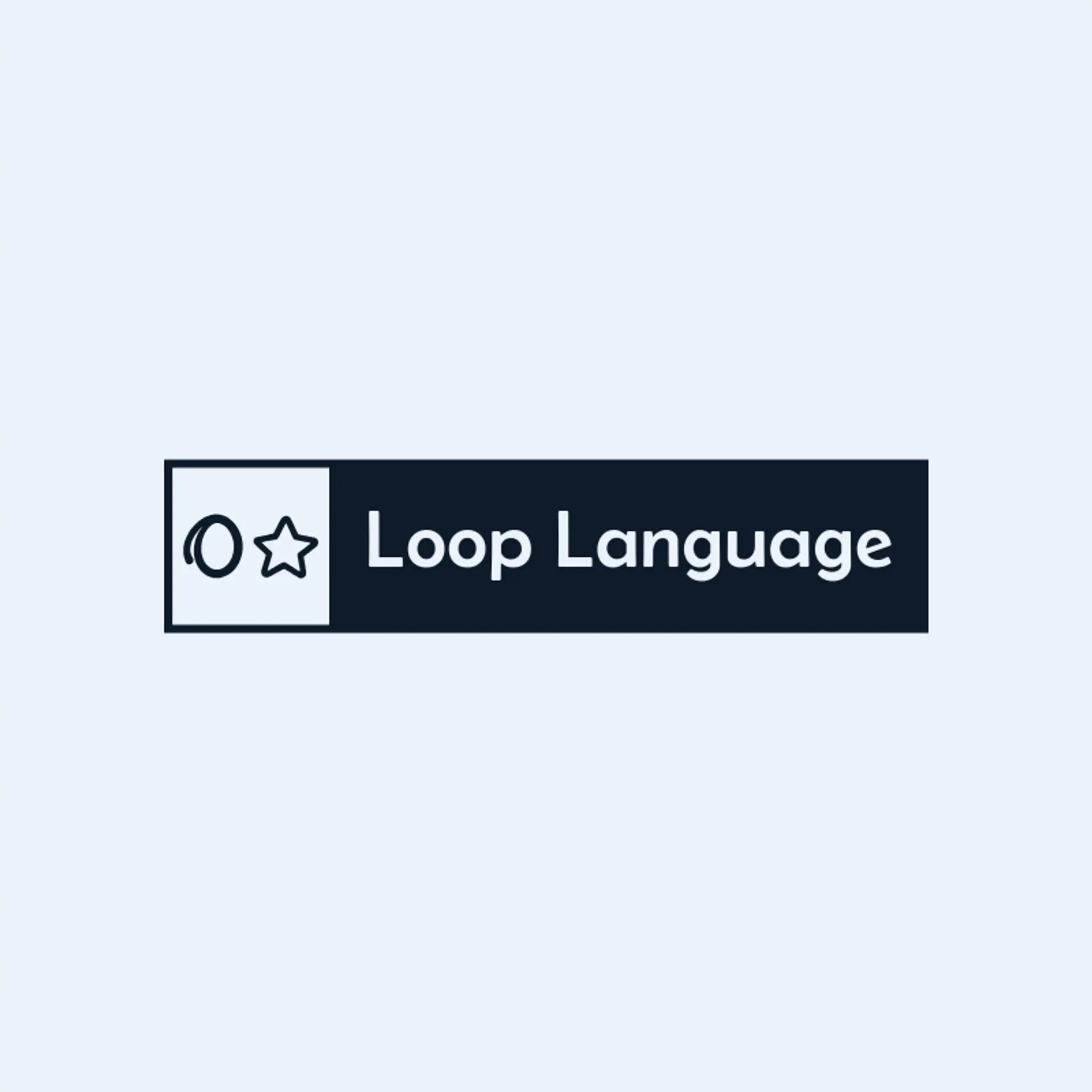 Loop Language logo for crochet