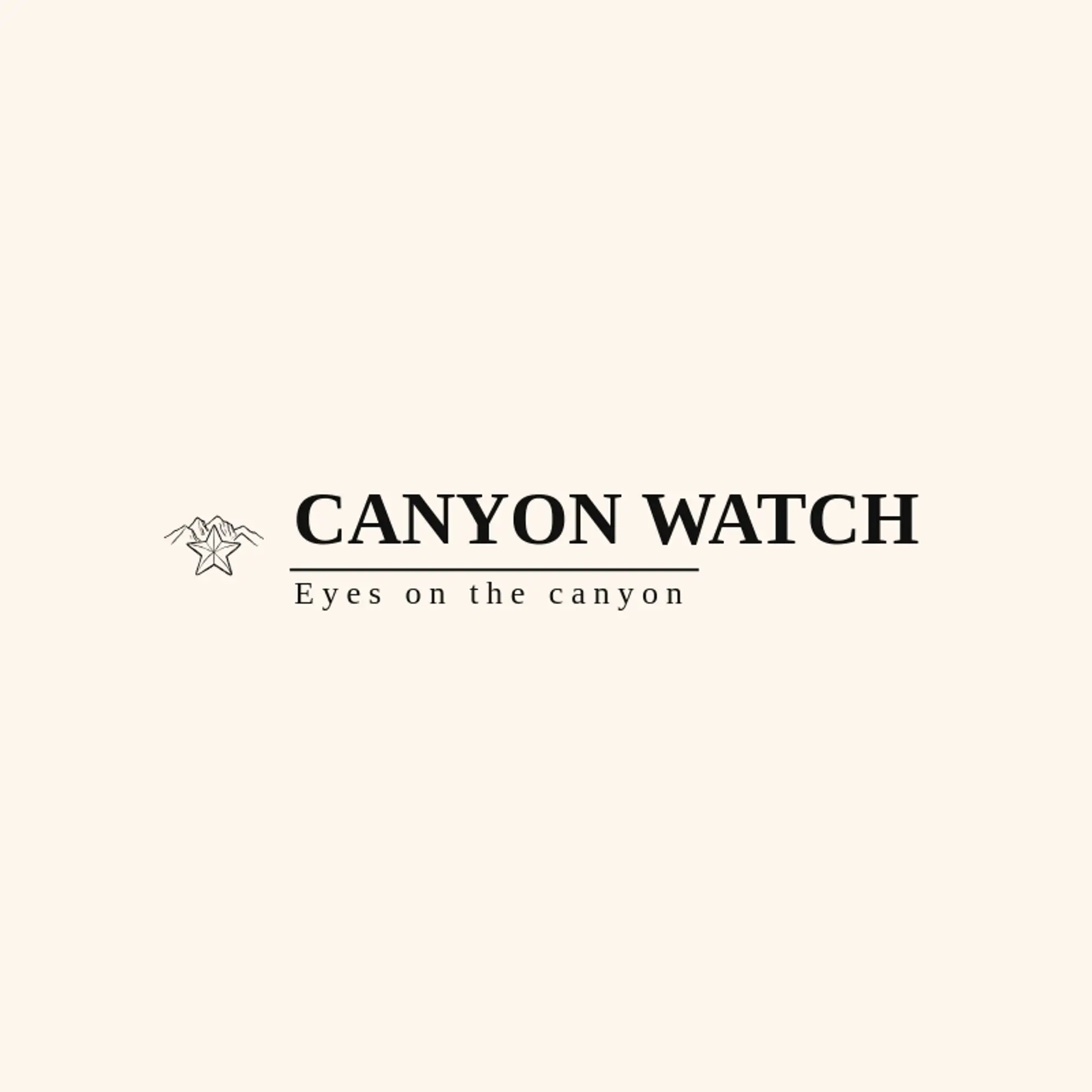 Canyon Watch logo for sheriff
