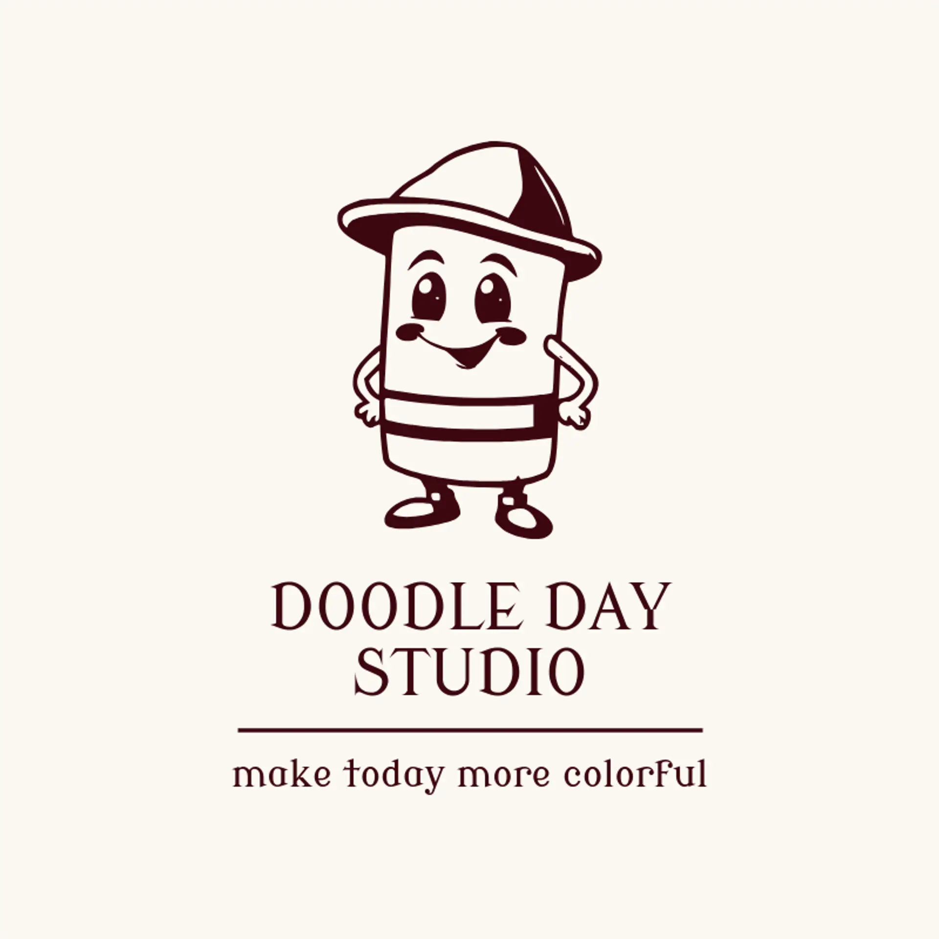 Doodle Day Studio logo for crayon