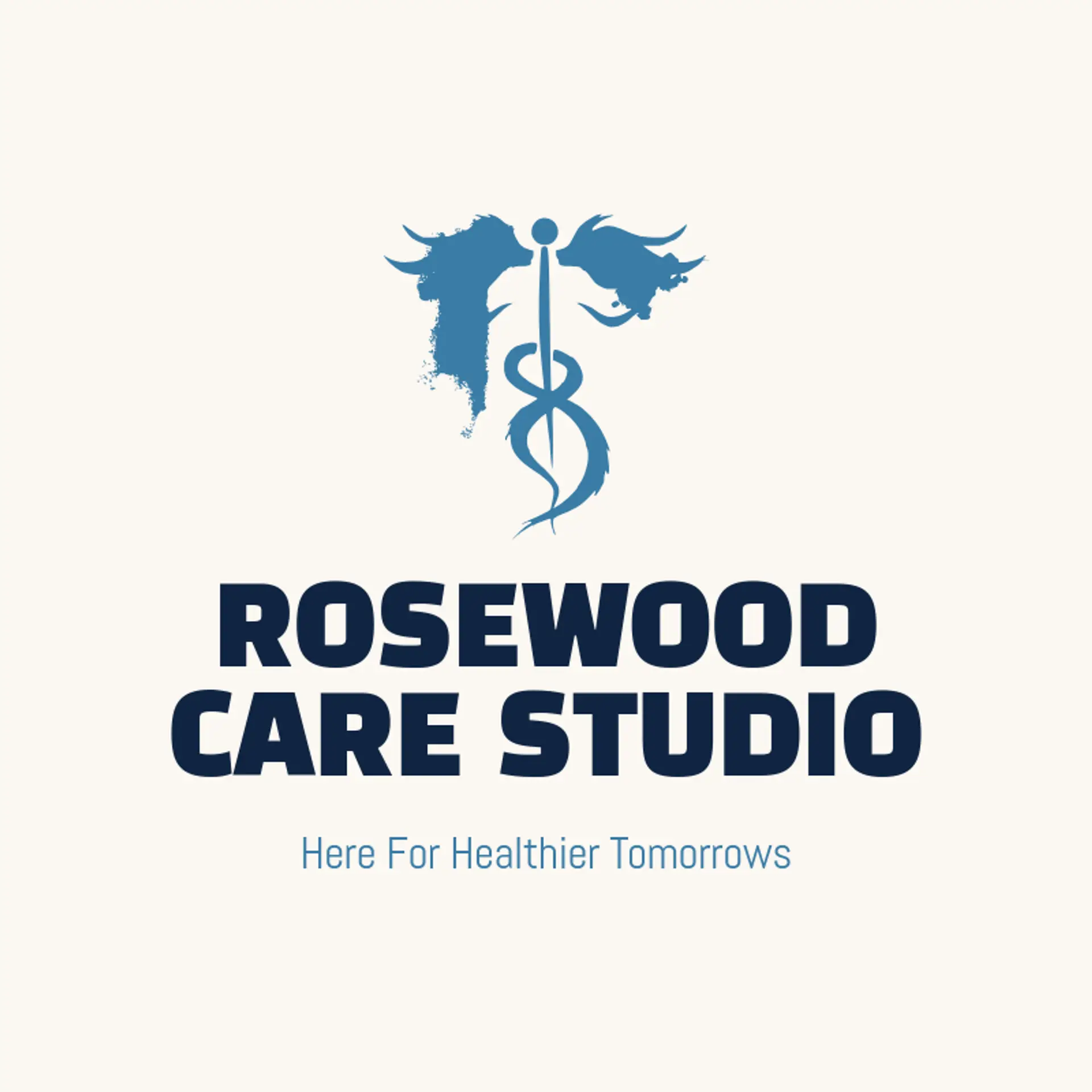 Rosewood Care Studio logo for Caduceus