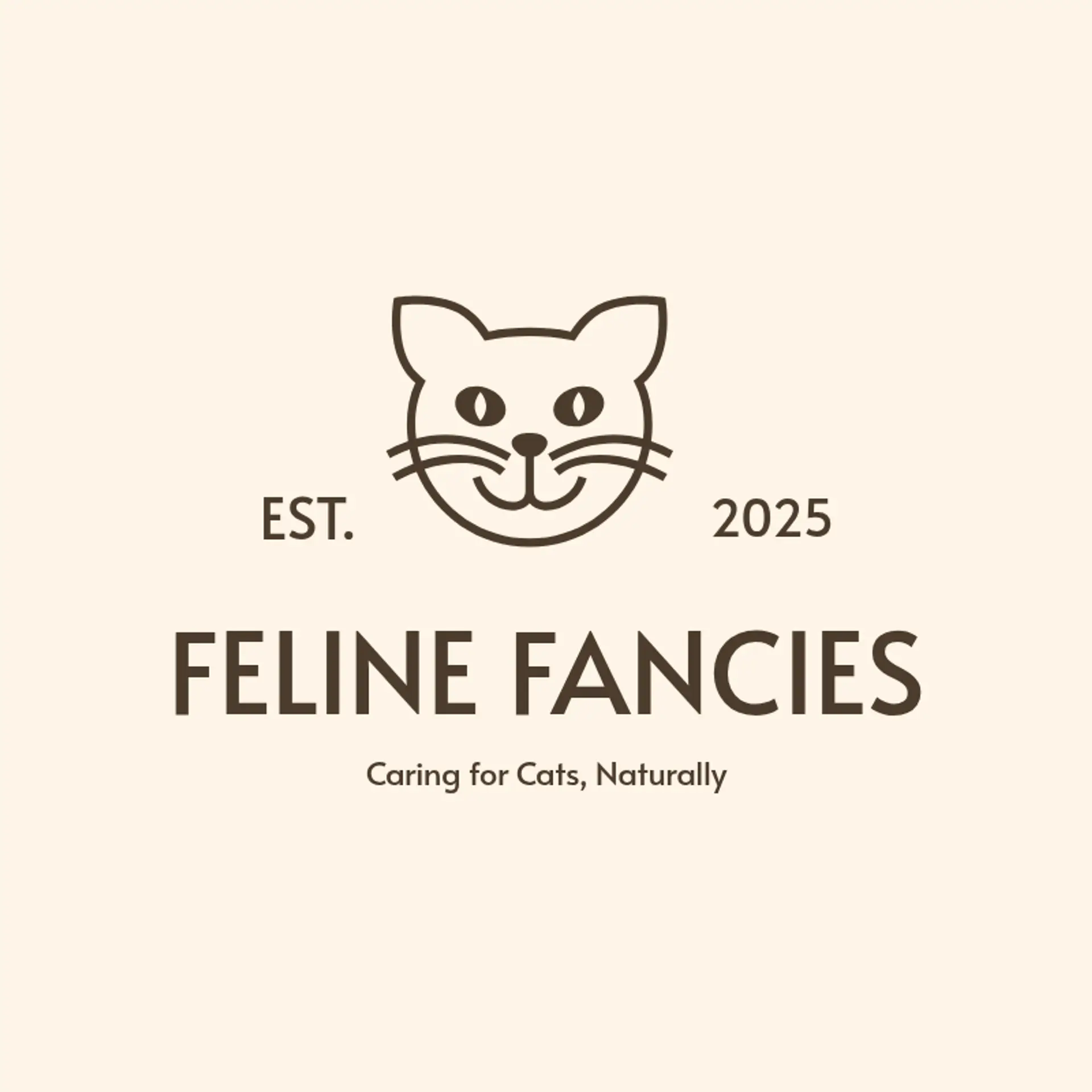 Feline Fancies logo for cat pet care