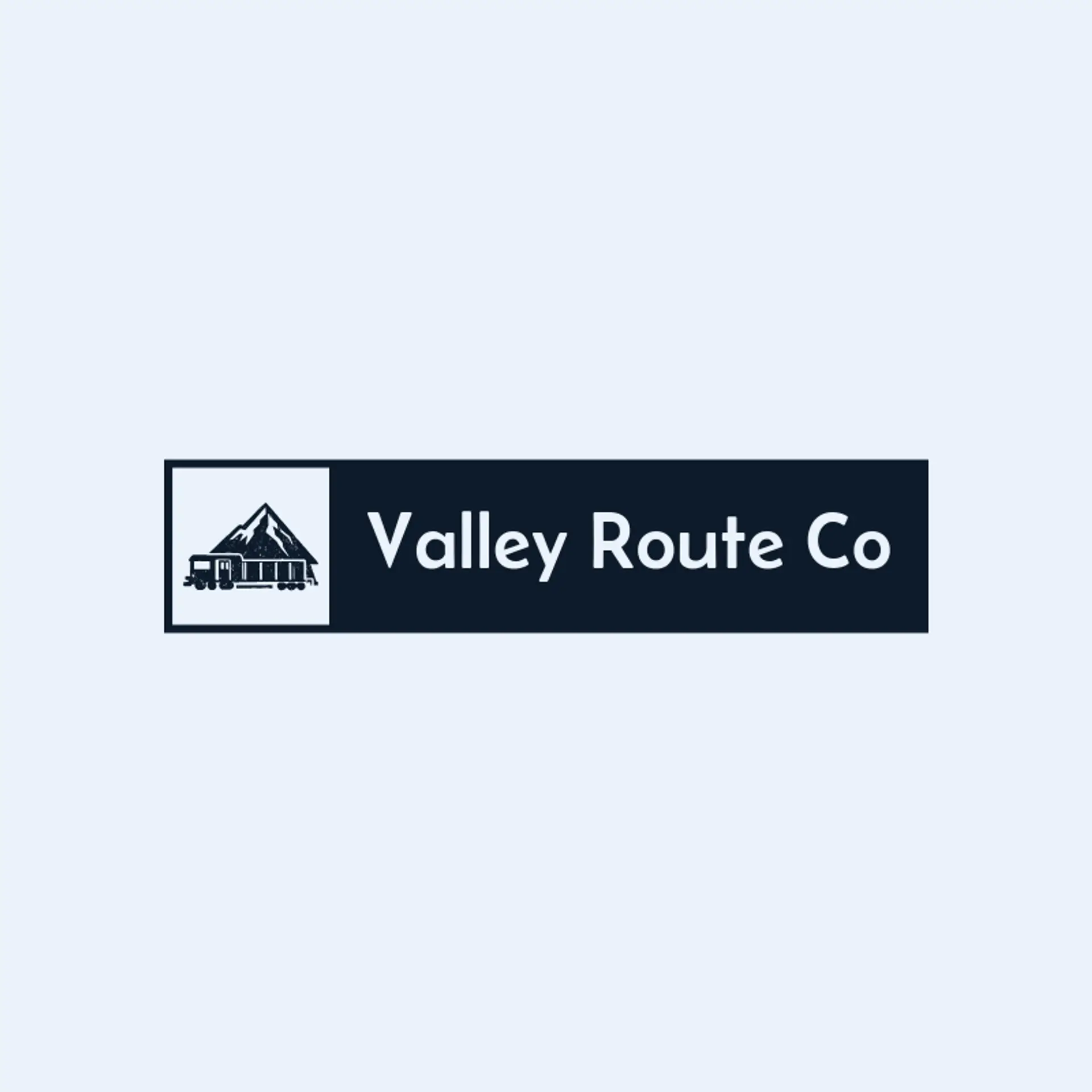 Valley Route Co logo for train