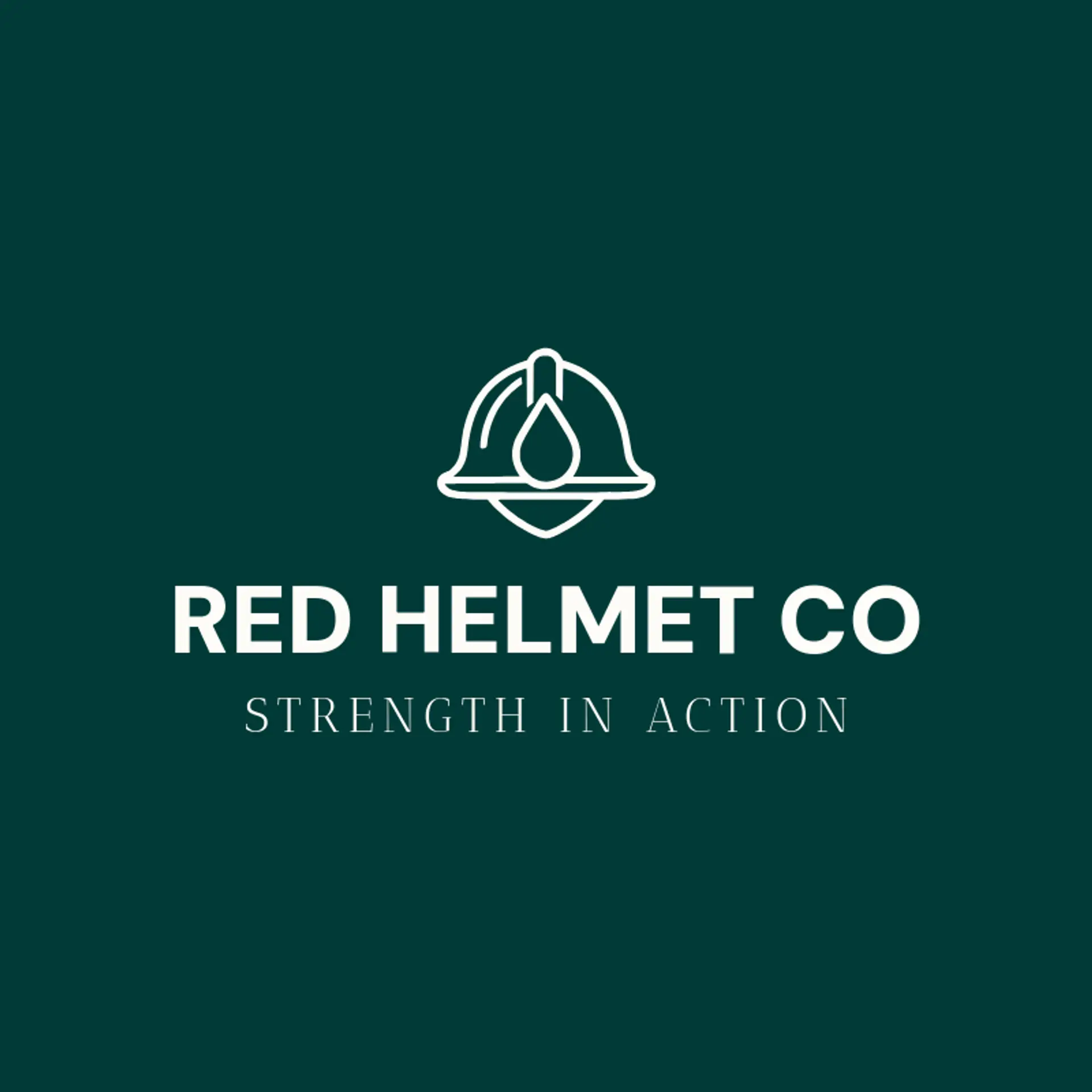 Red Helmet Co logo for firefighter