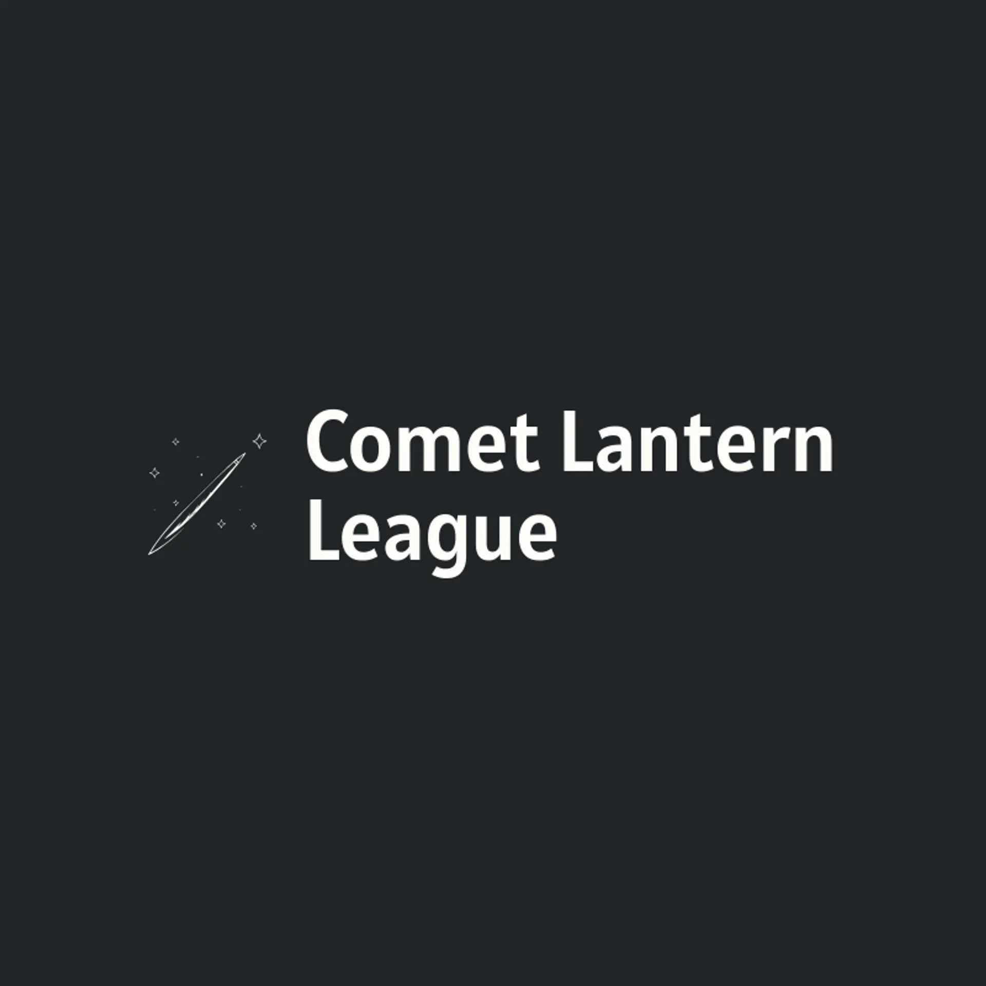 Comet Lantern League logo for comet