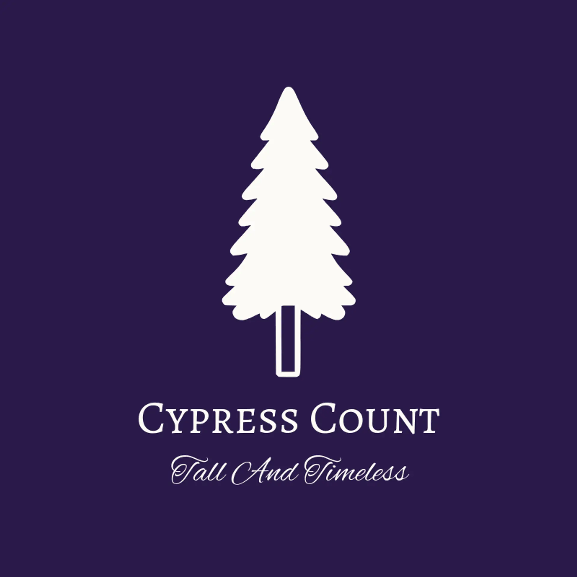 Cypress Count logo for tree