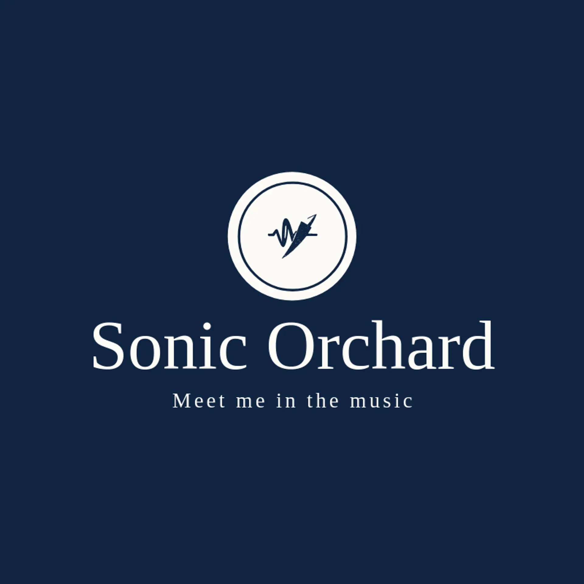 Sonic Orchard logo for sound wave