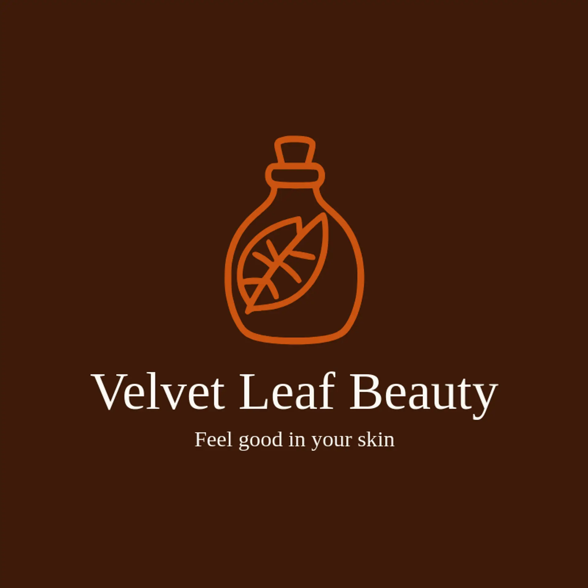 Velvet Leaf Beauty logo for skincare