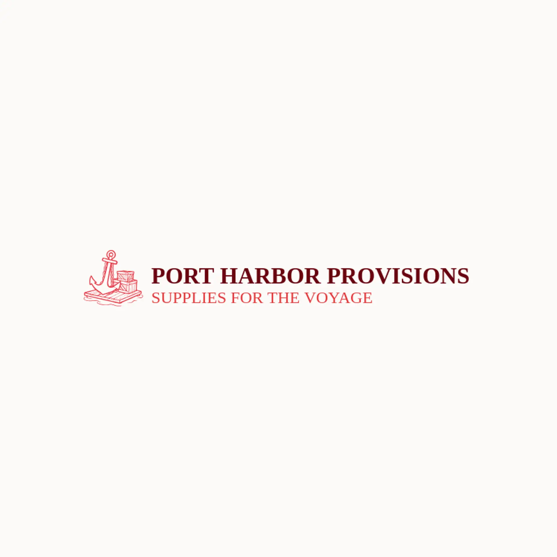 Port Harbor Provisions logo for harbor