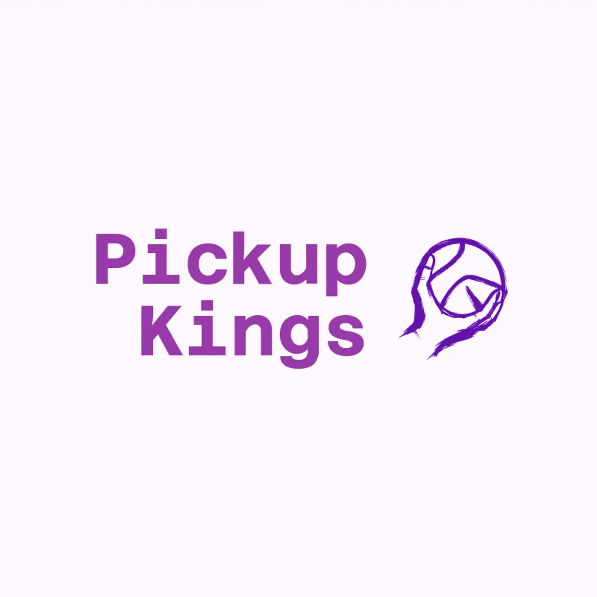 Pickup Kings logo for basketball