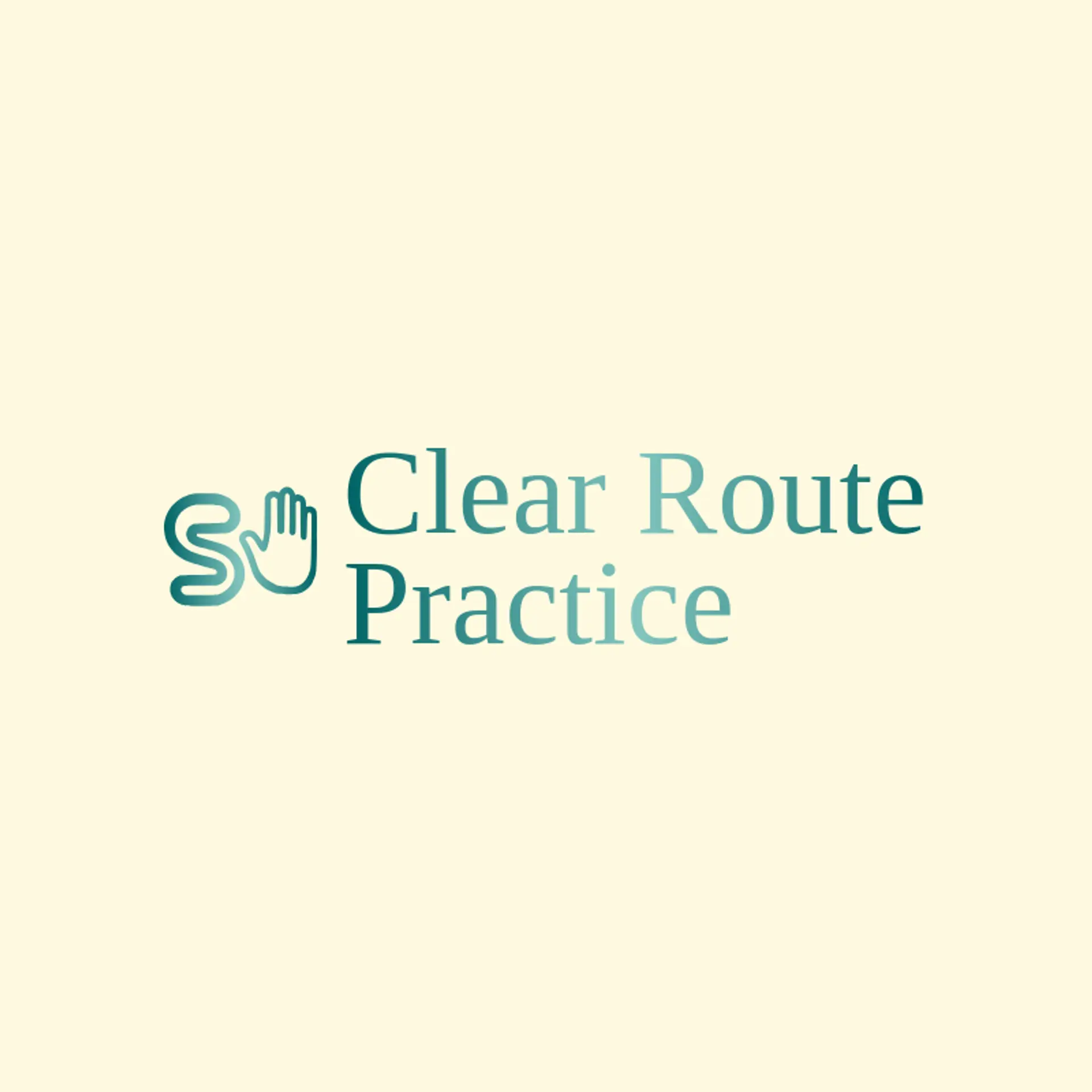 Clear Route Practice logo for therapy