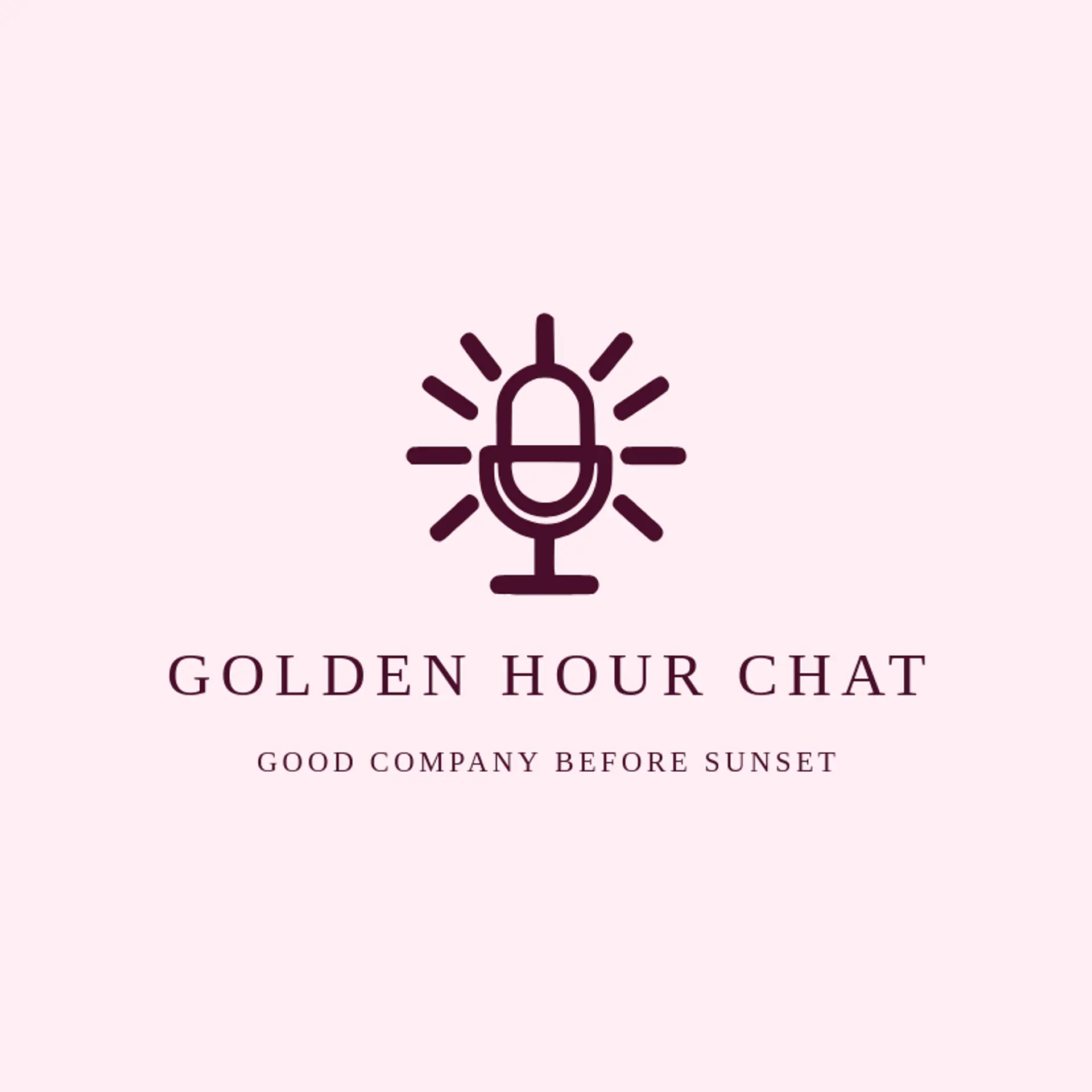 Golden Hour Chat logo for talk show