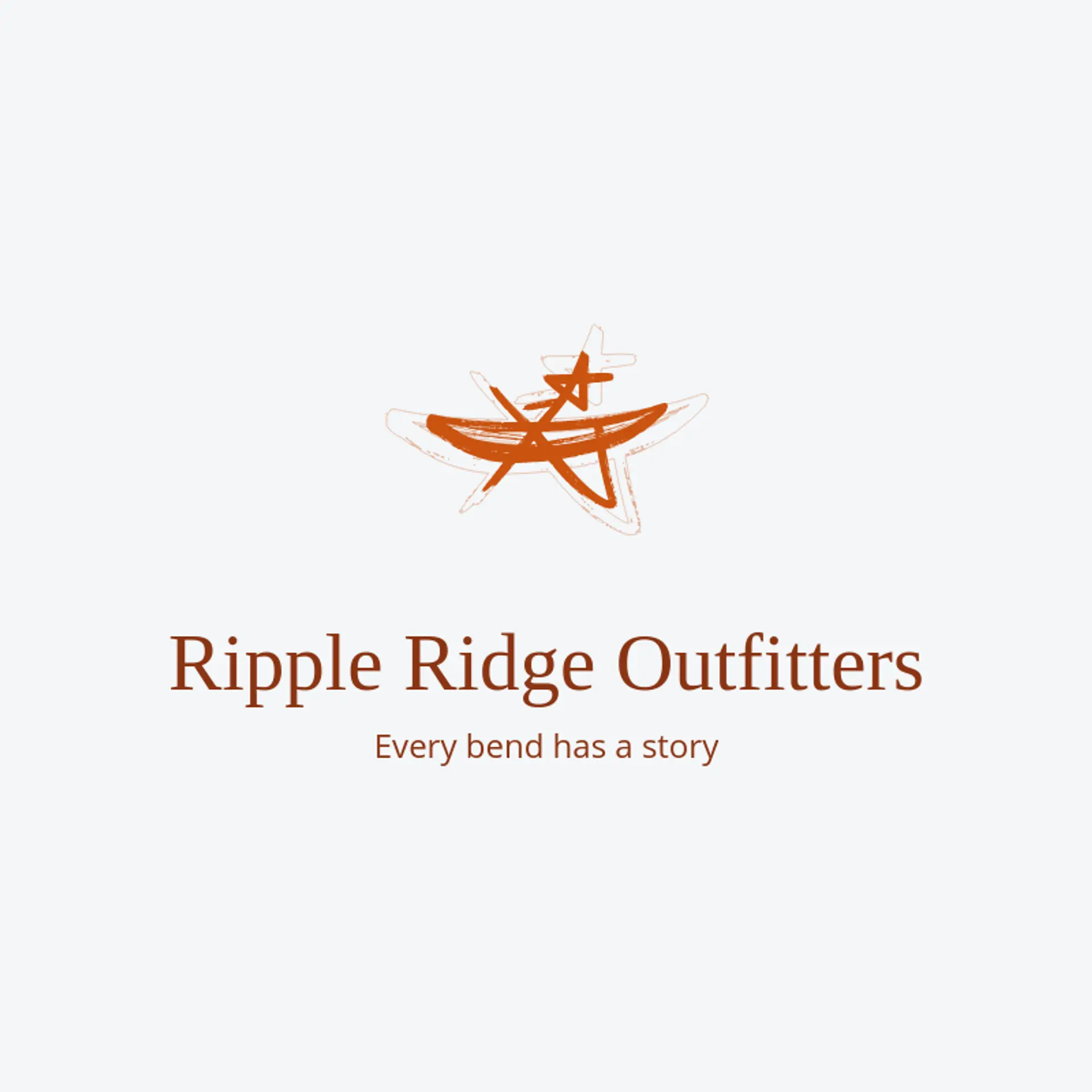 Ripple Ridge Outfitters logo for kayak