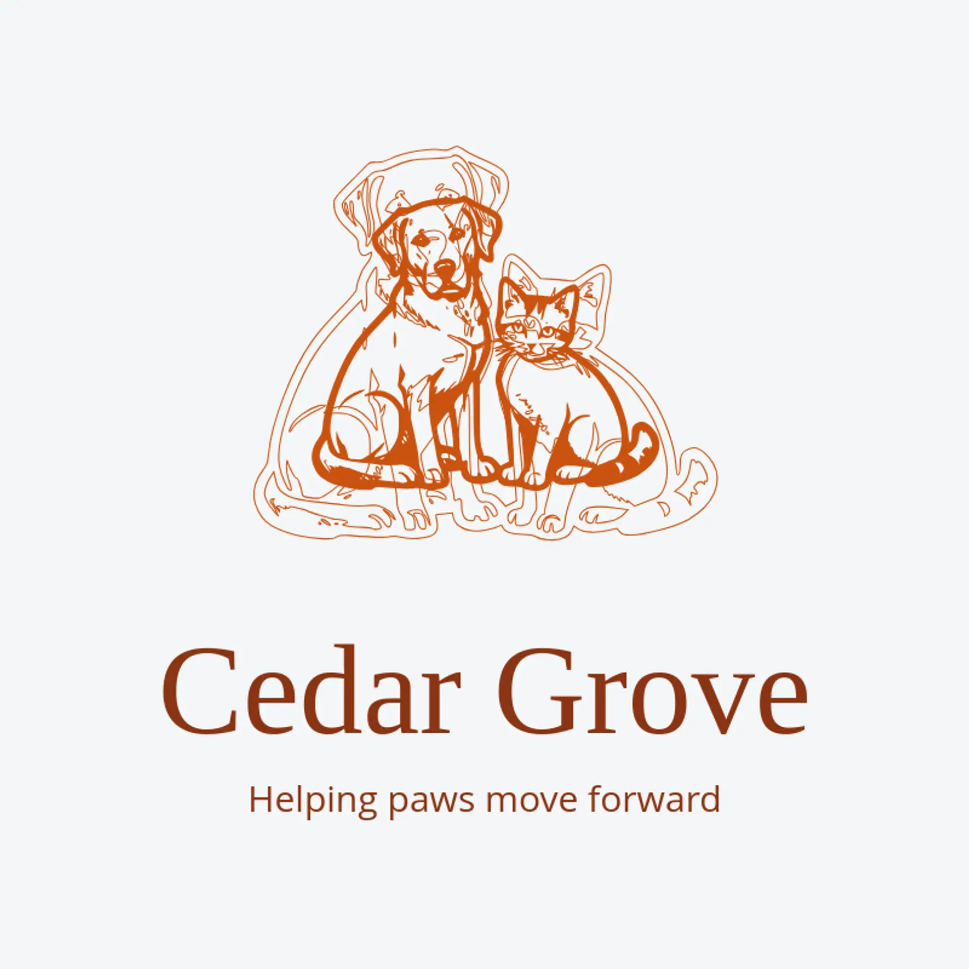 Cedar Grove logo for animal shelter