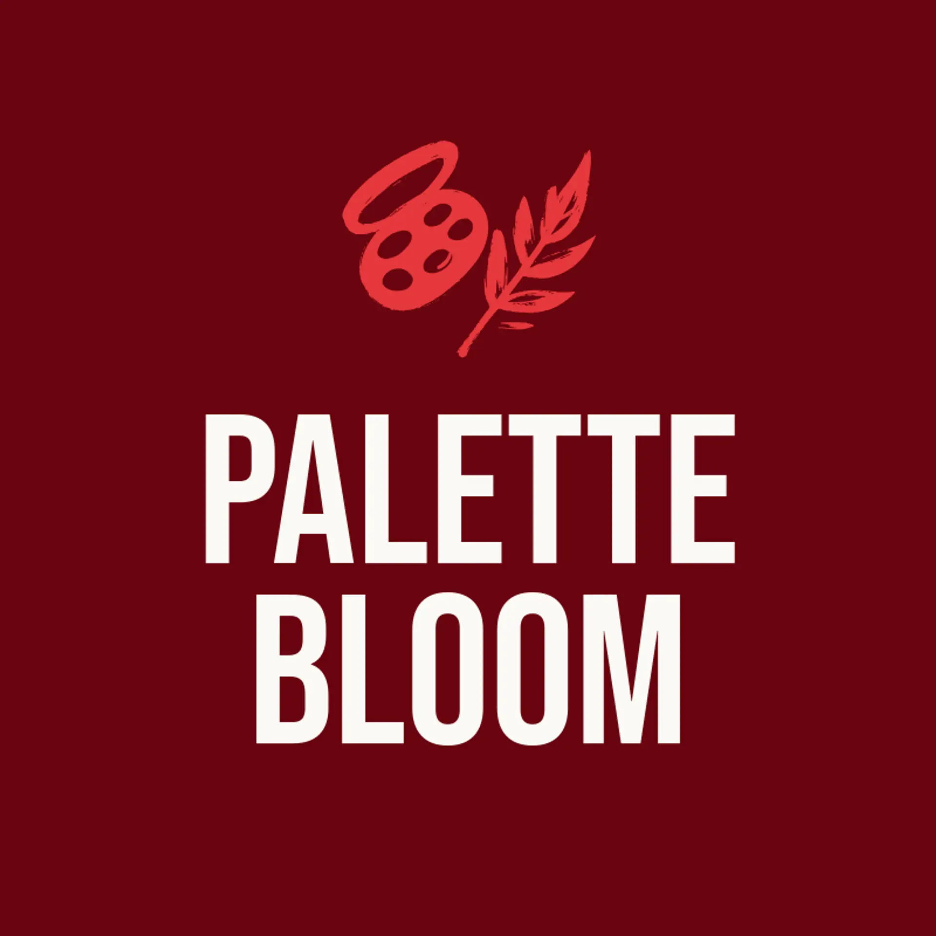 Palette Bloom logo for makeup