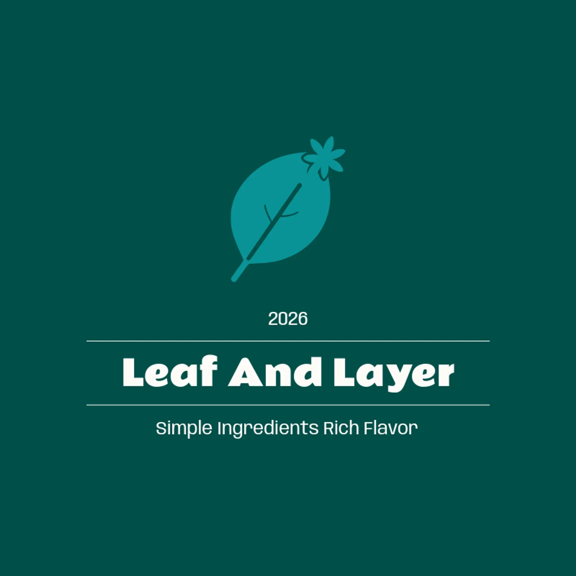 Leaf And Layer logo for biryani