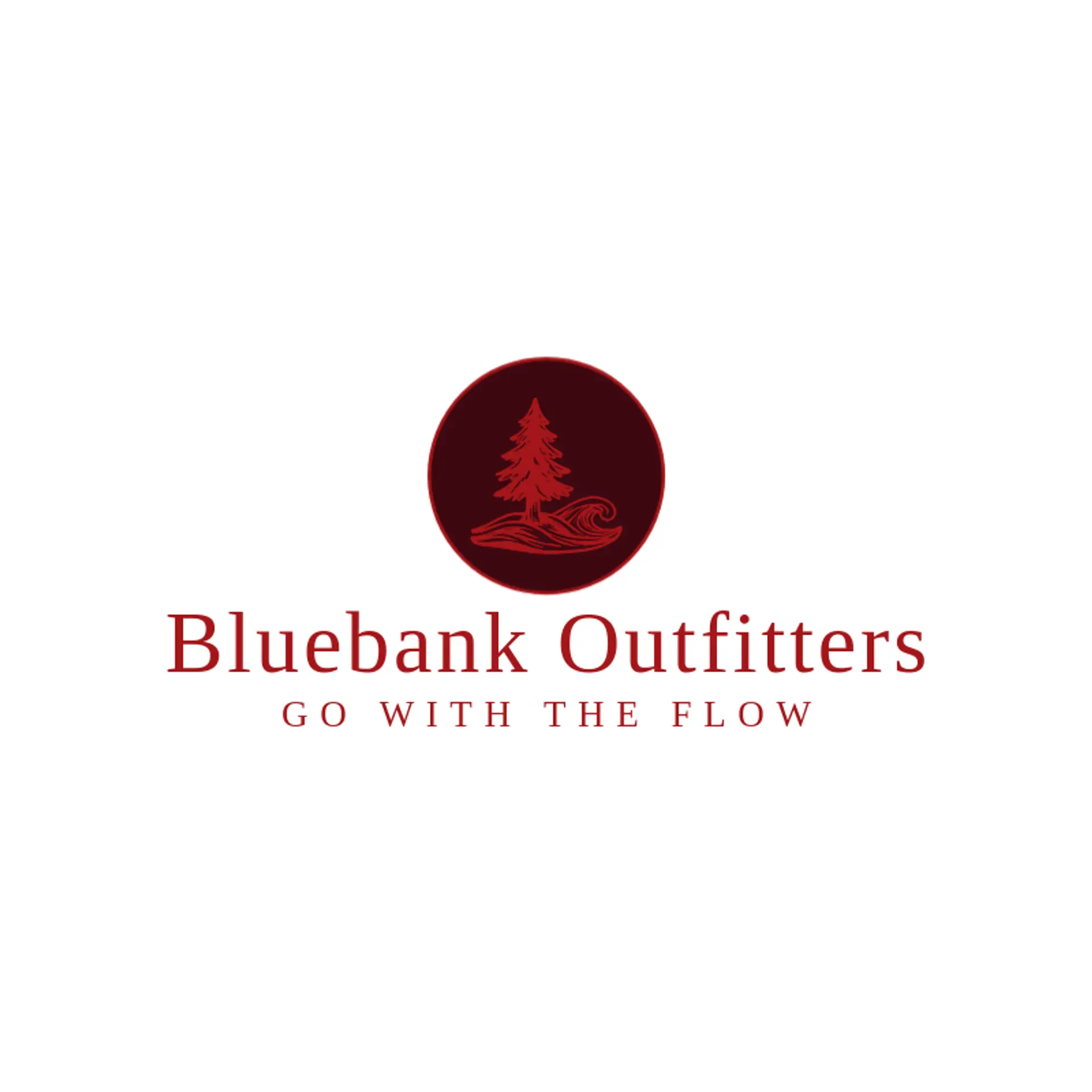 Bluebank Outfitters logo for river