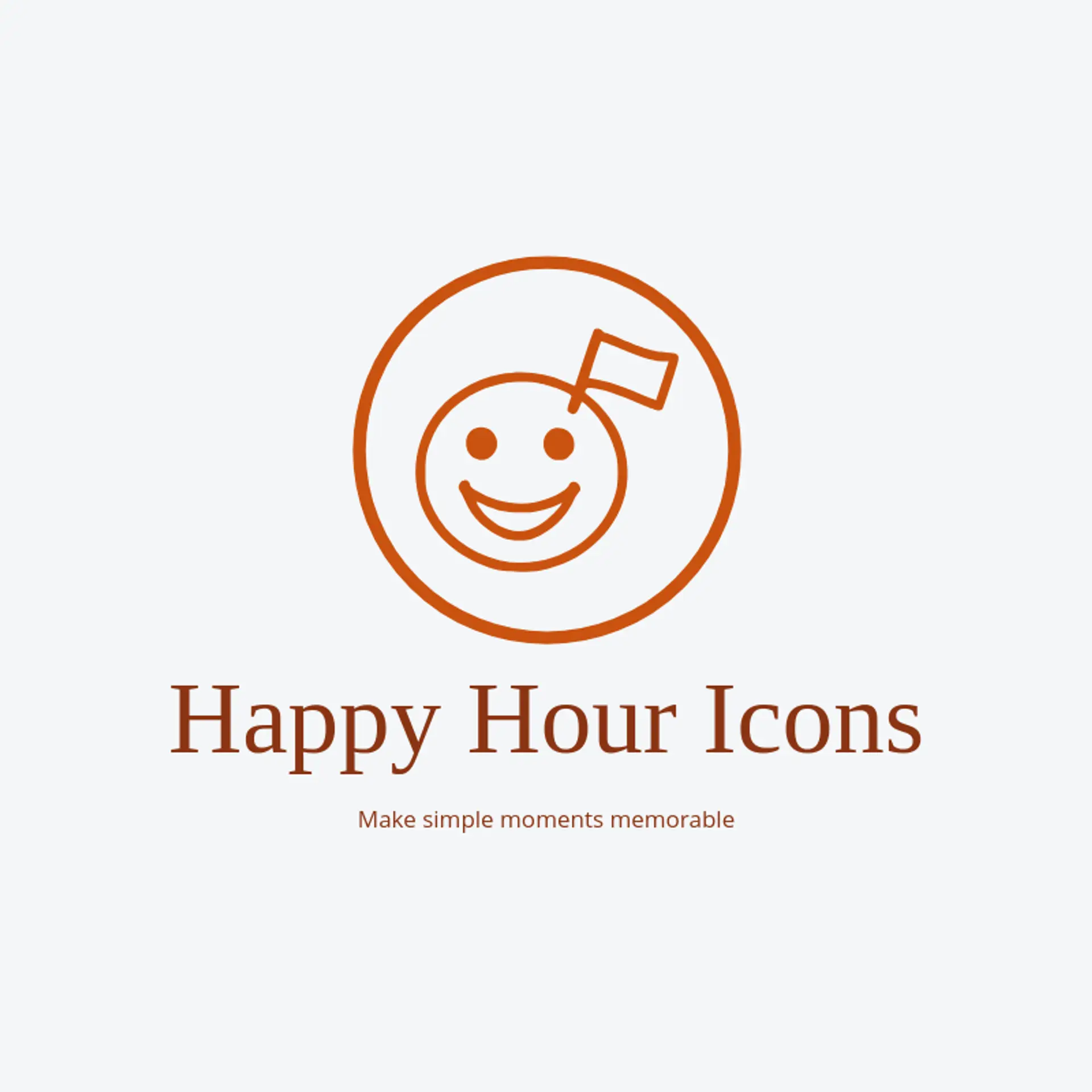 Happy Hour Icons logo for emoji