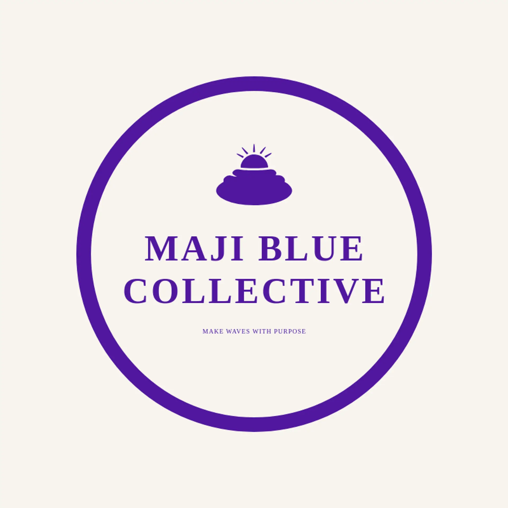 Maji Blue Collective logo for african