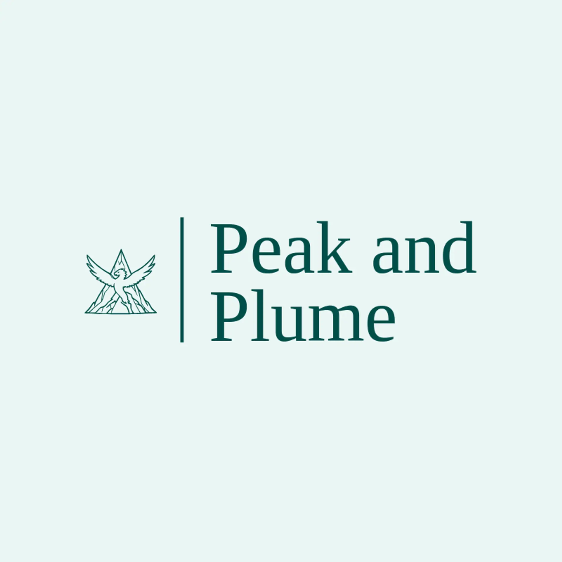 Peak and Plume logo for griffin