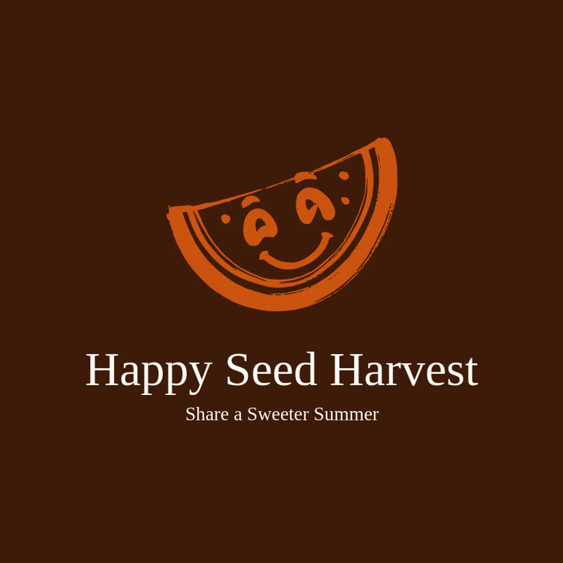 Happy Seed Harvest logo for watermelon