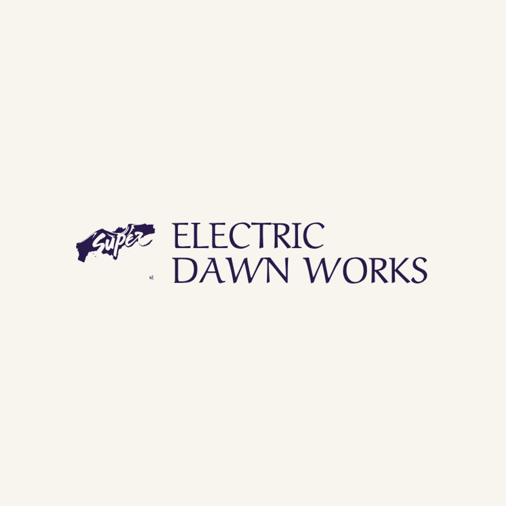Electric Dawn Works logo for super