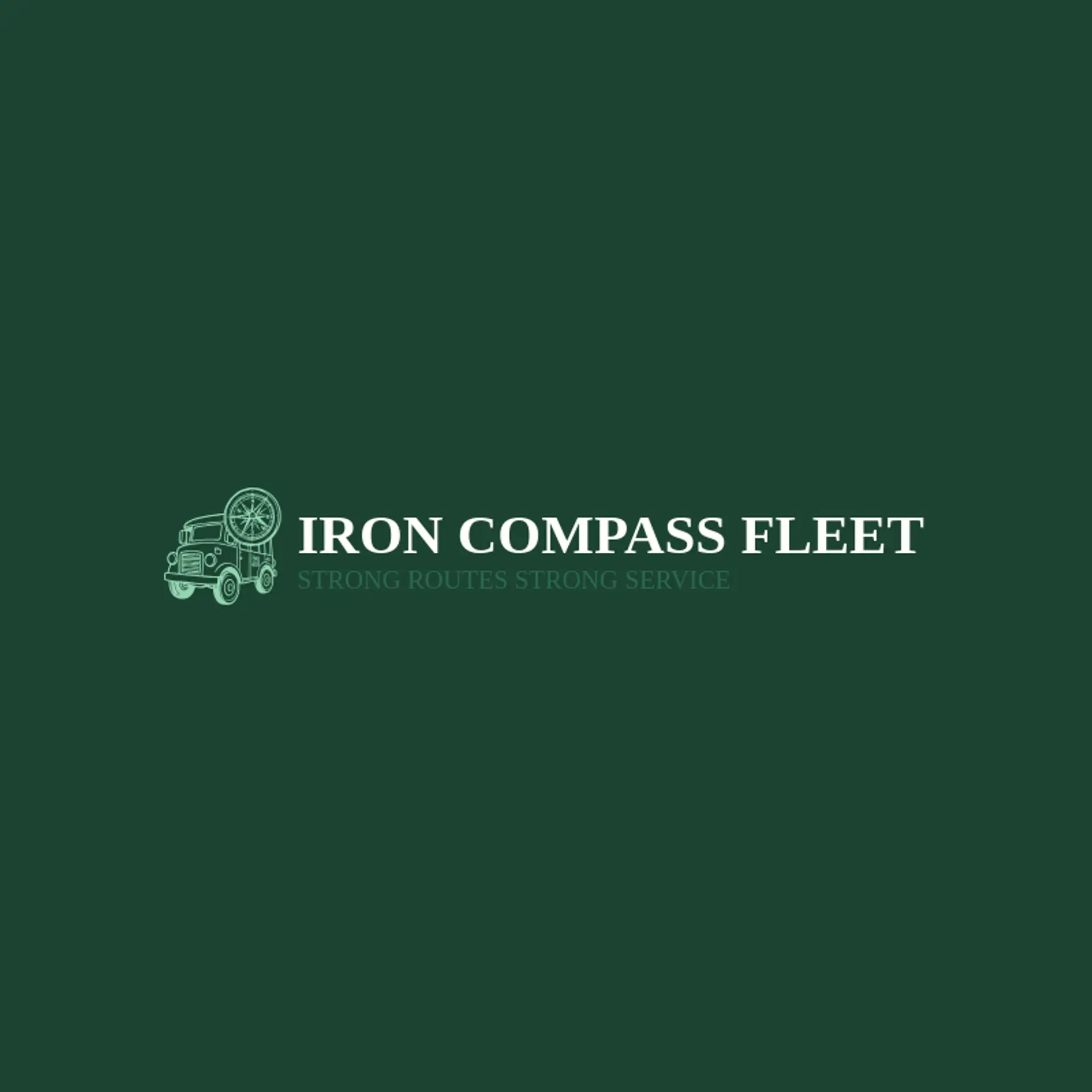 Iron Compass Fleet logo for transportation