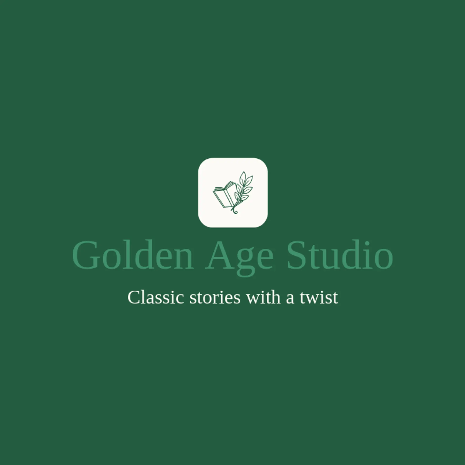 Golden Age Studio logo for comic book
