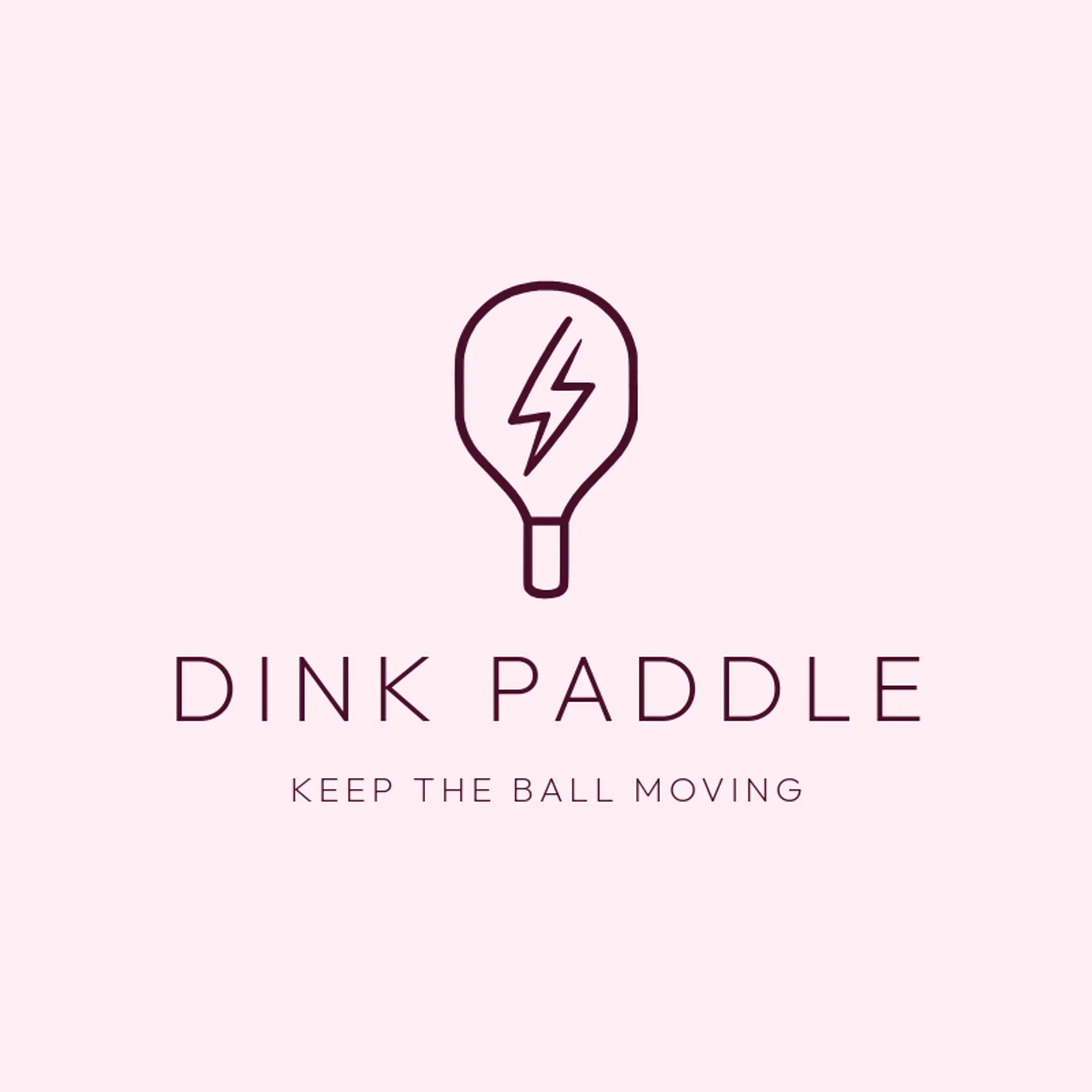 Dink Paddle logo for pickleball