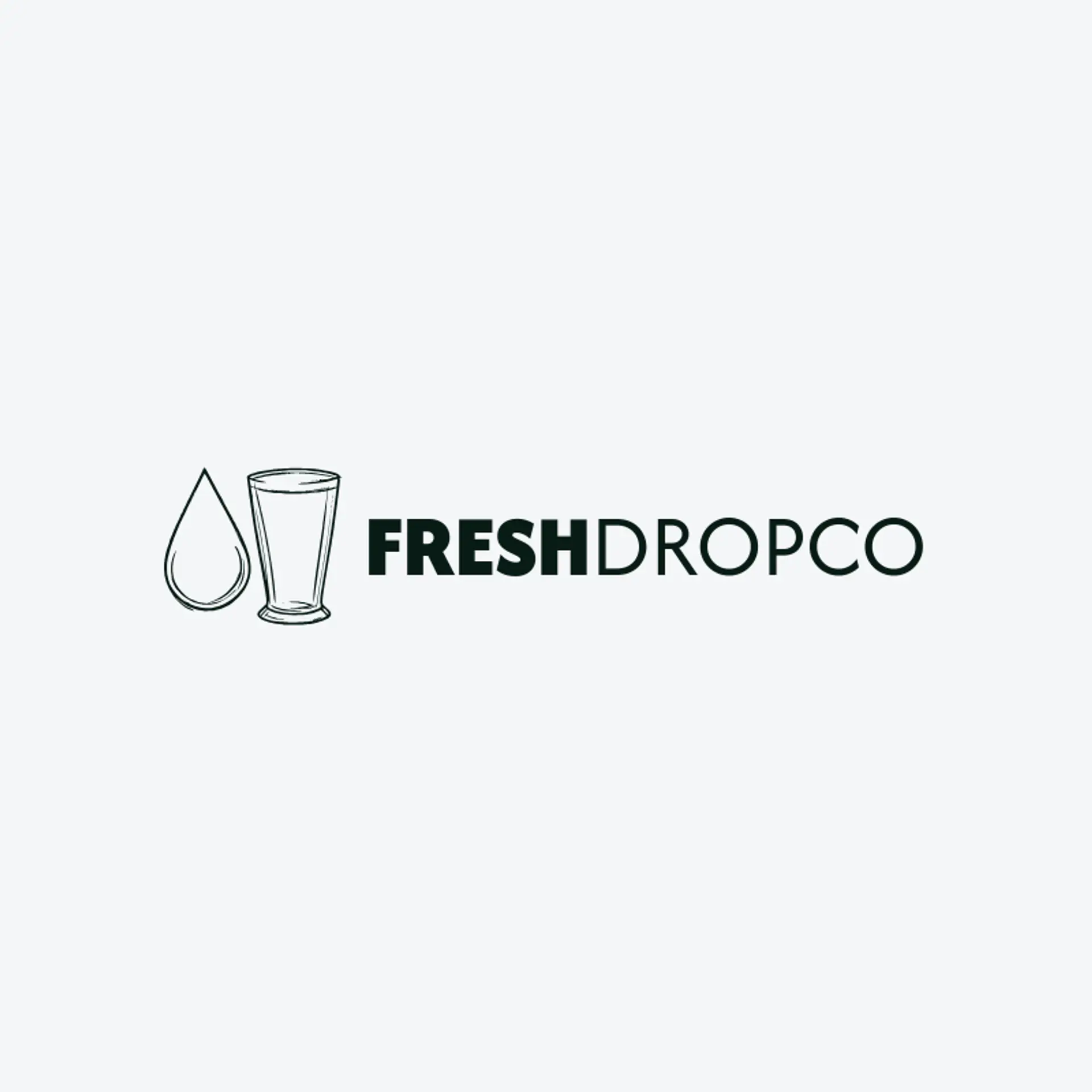 Fresh Drop Co logo for lemonade