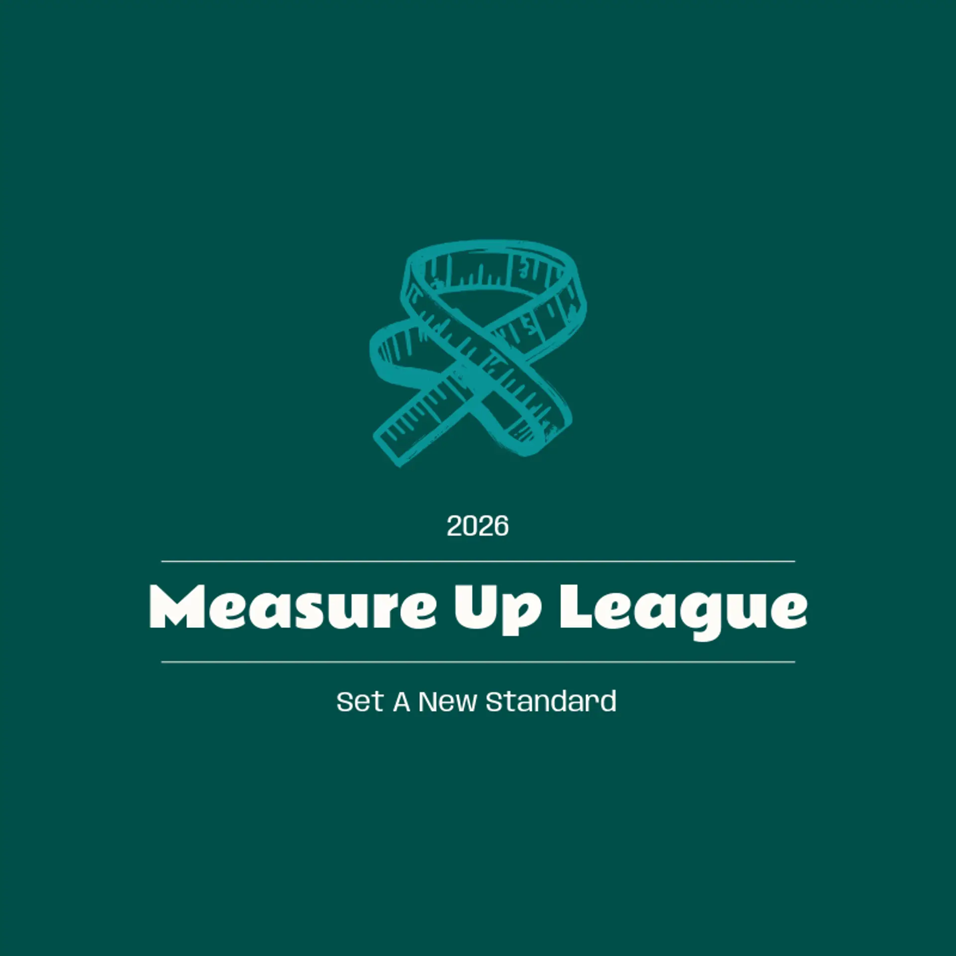 Measure Up League logo for track and field