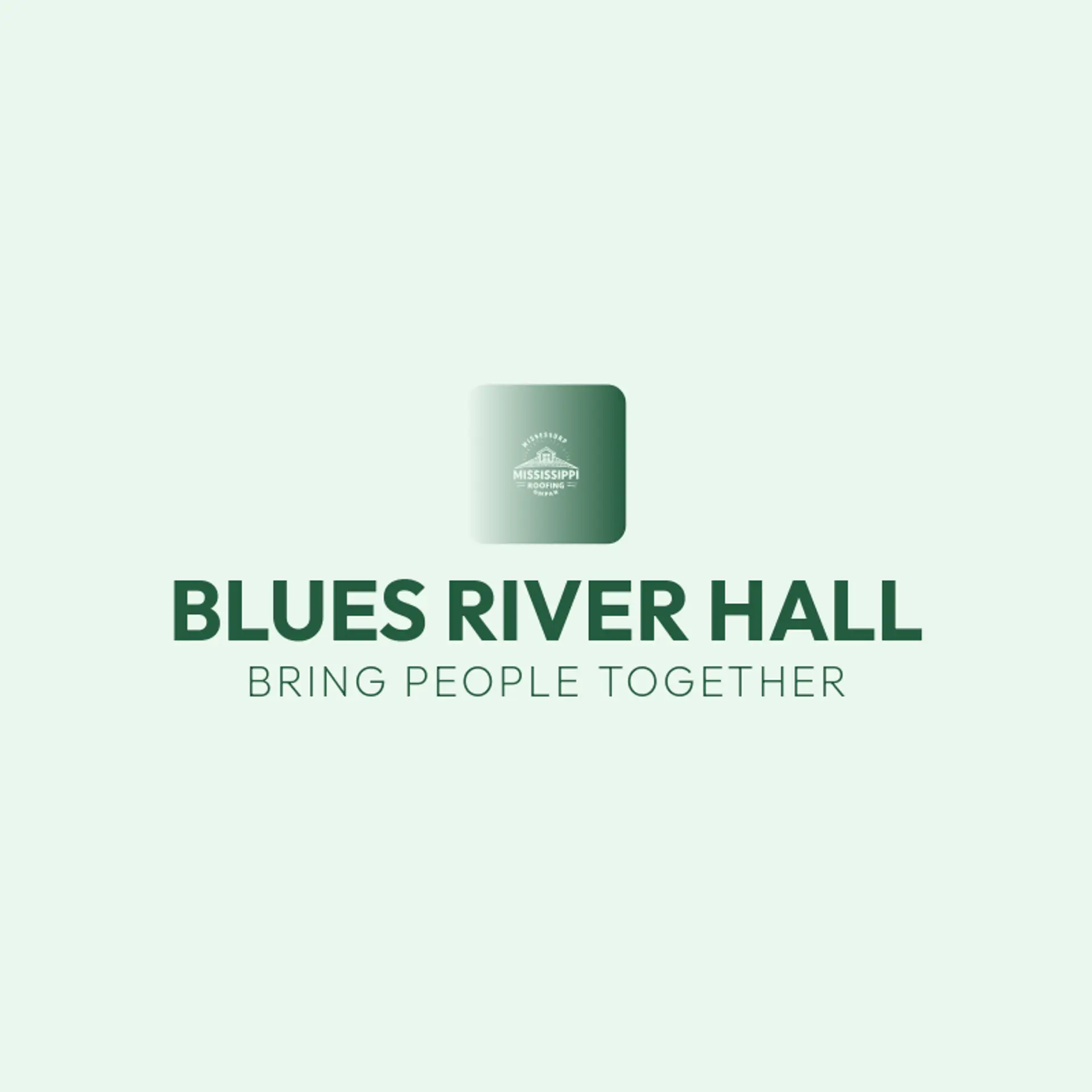 Blues River Hall logo for mississippi