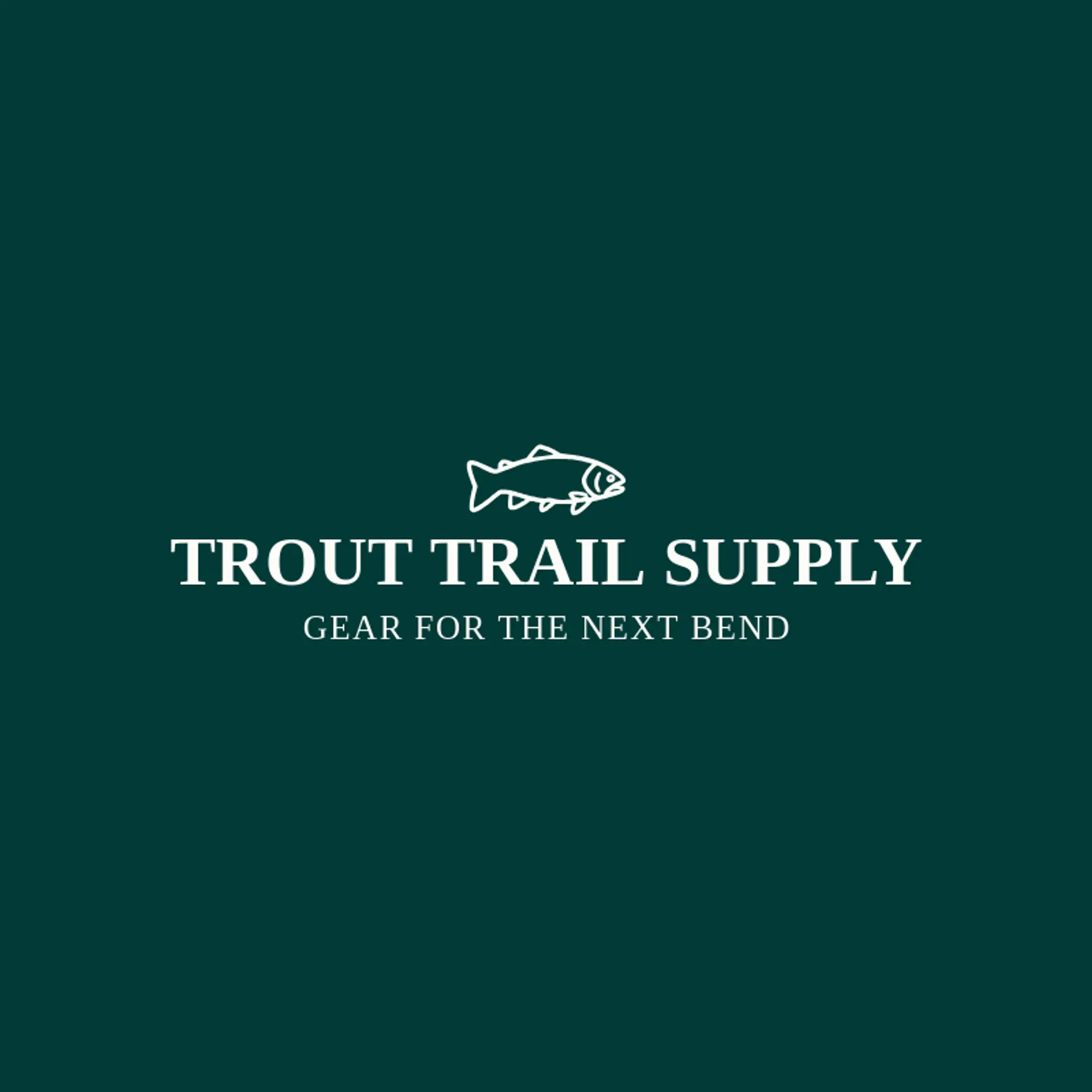 Trout Trail Supply logo for fly fishing