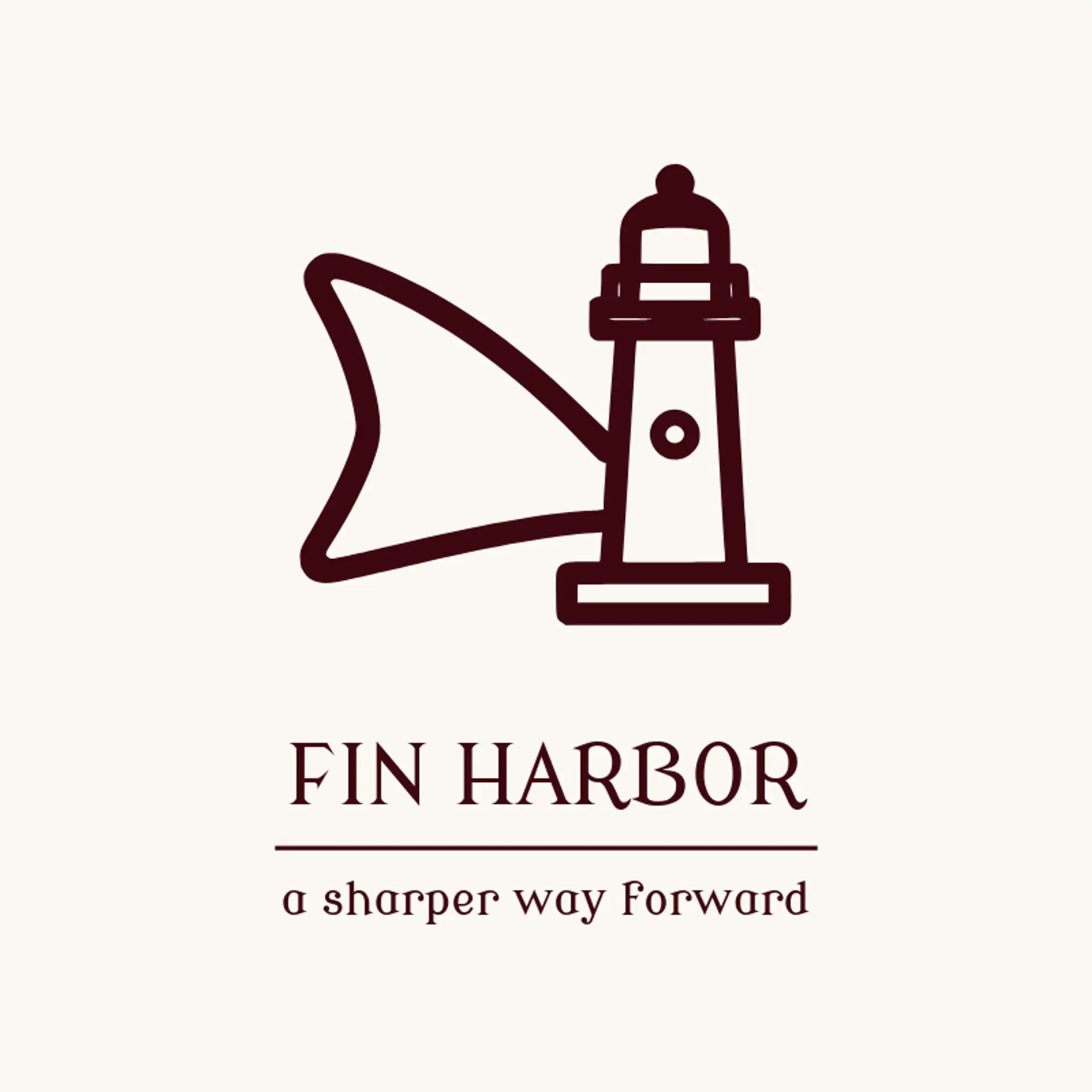 Fin Harbor logo for shark