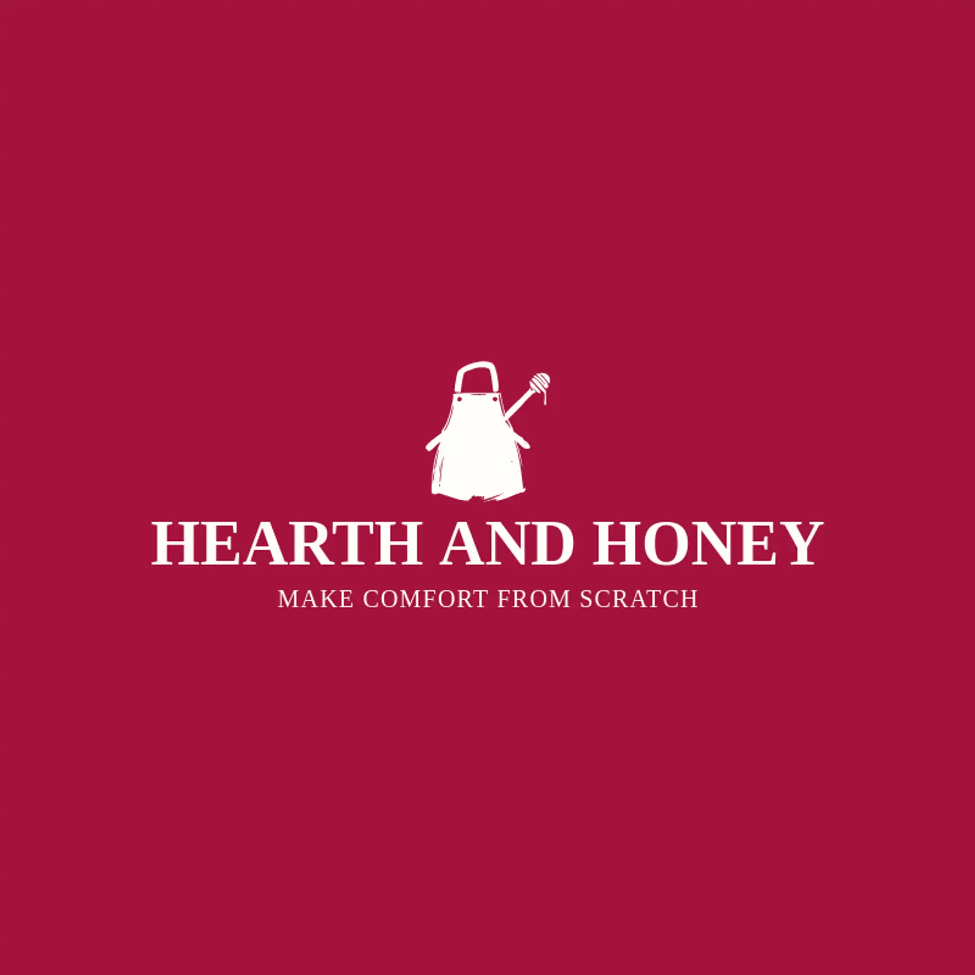 Hearth and Honey logo for apron