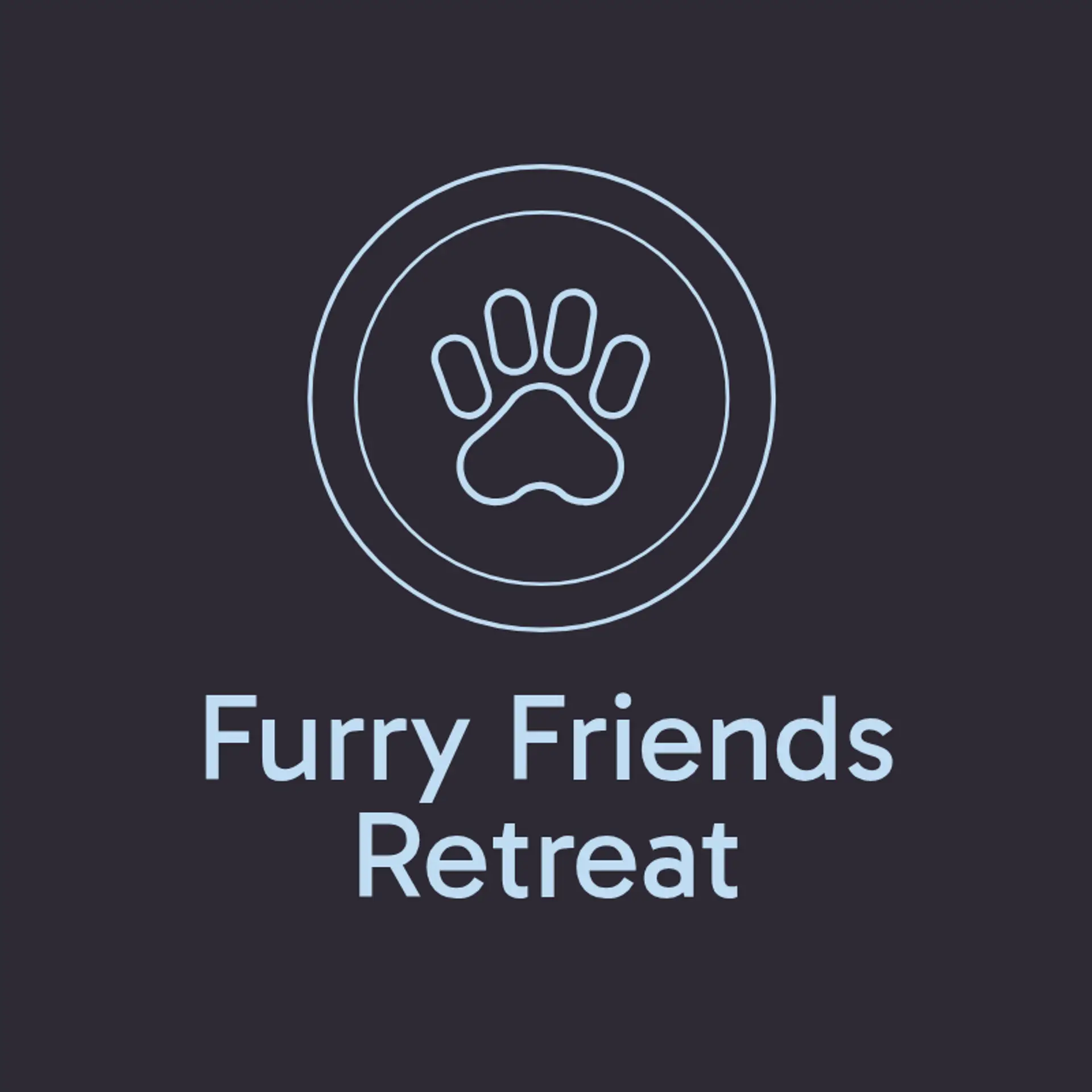 Furry Friends Retreat logo for pet