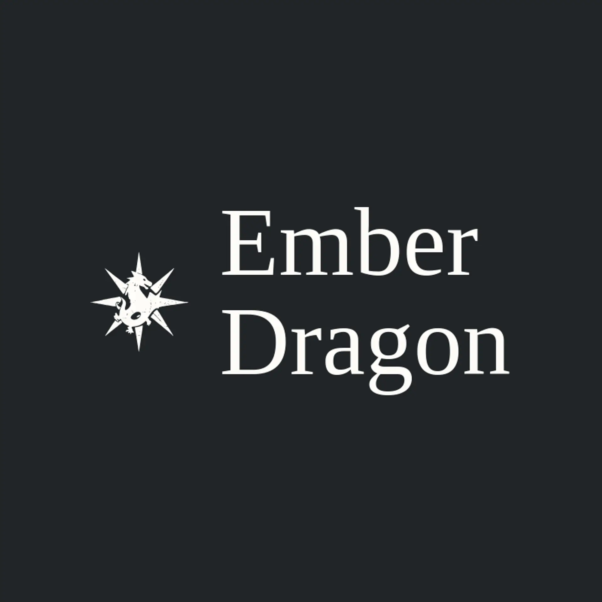Ember Dragon logo for wizard