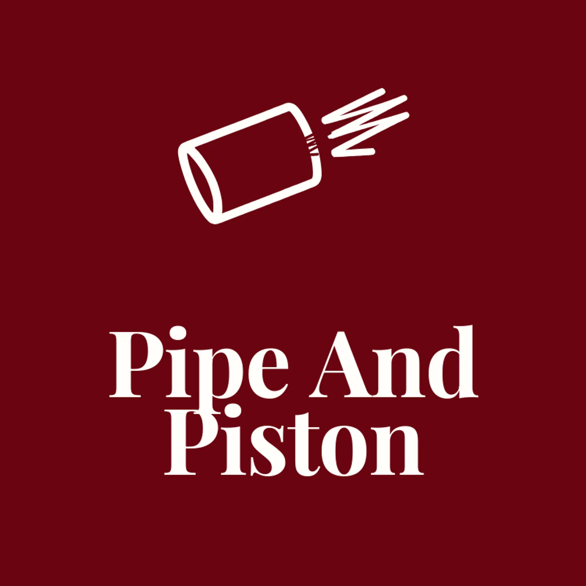 Pipe And Piston logo for motor shop