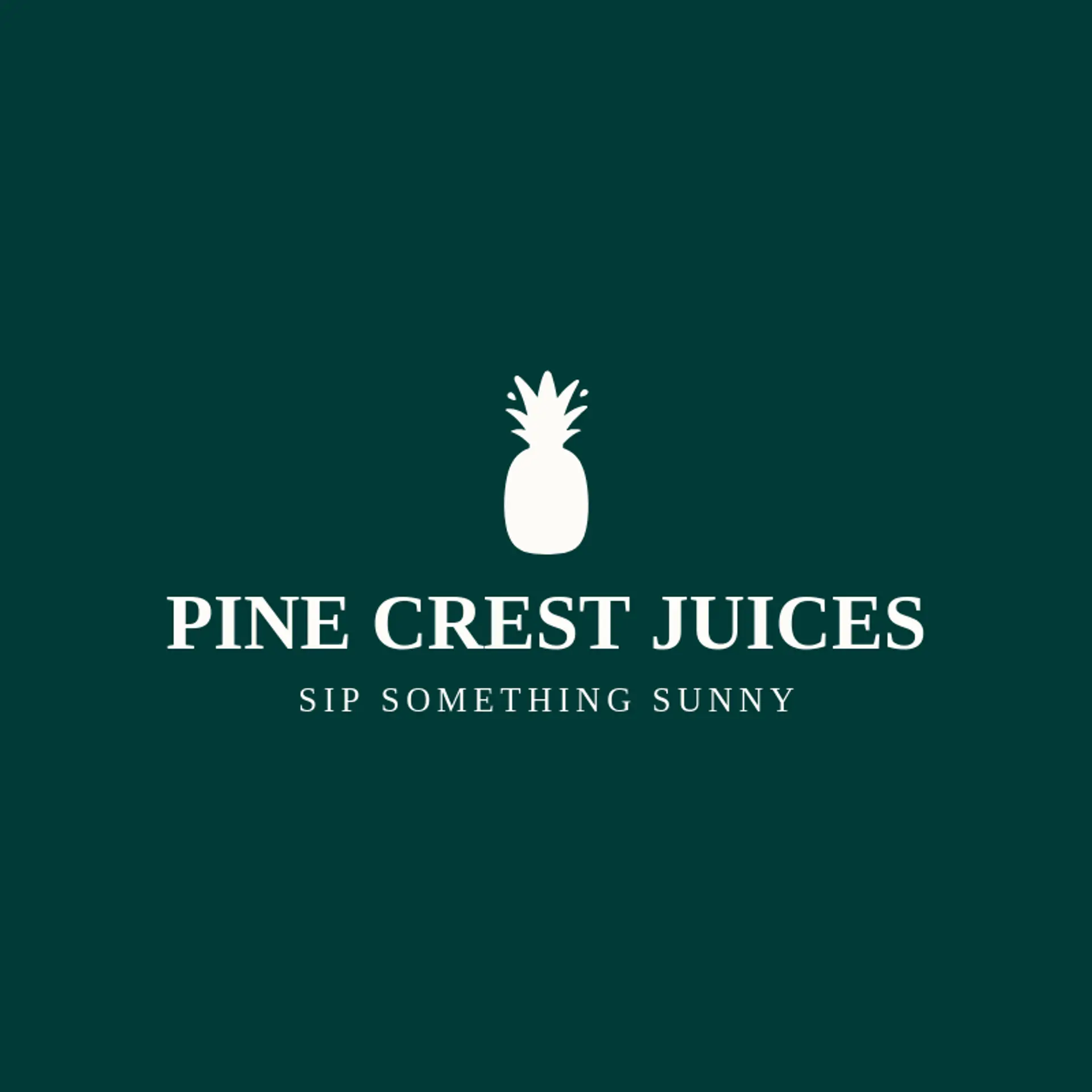 Pine Crest Juices logo for pineapple