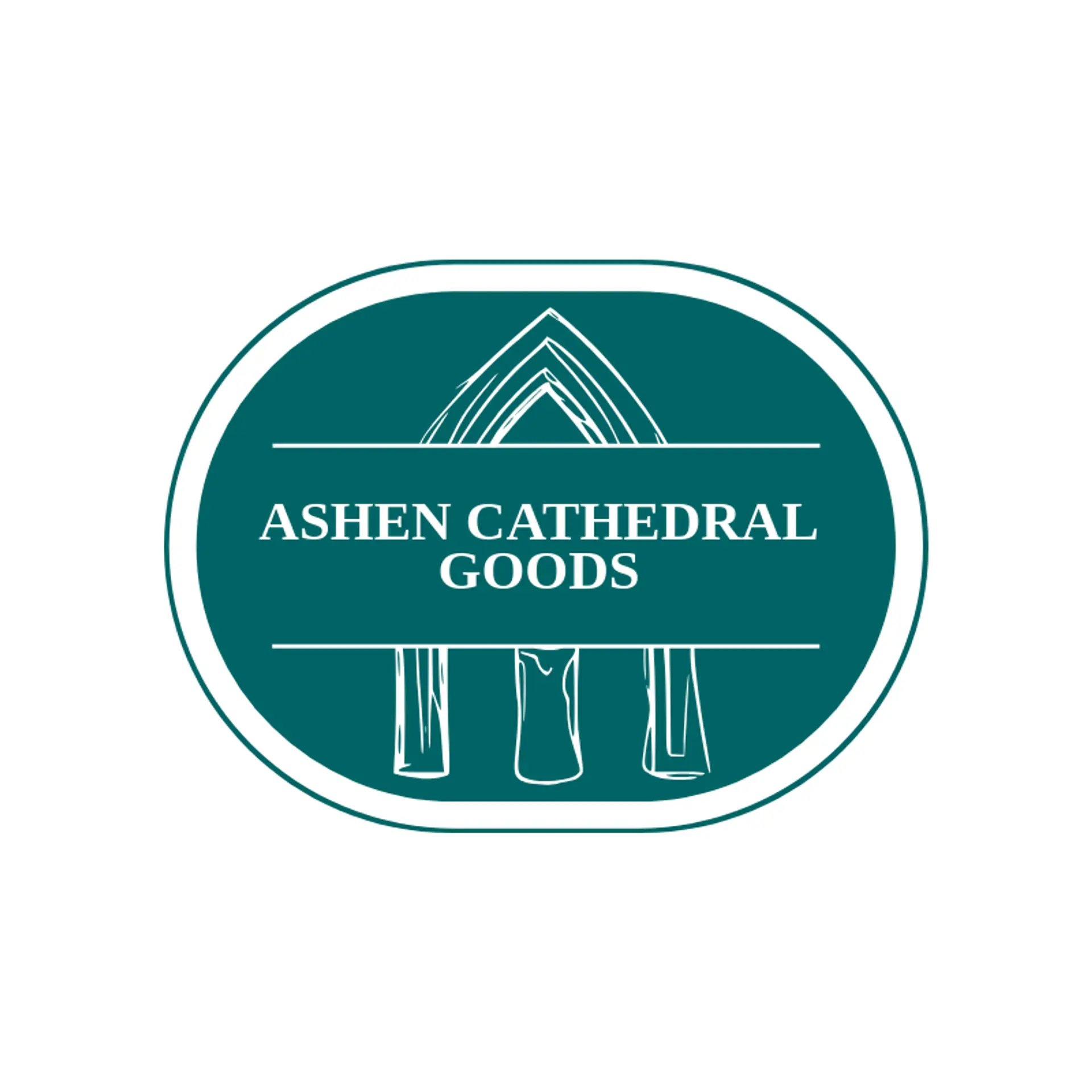 Ashen Cathedral Goods logo for gothic