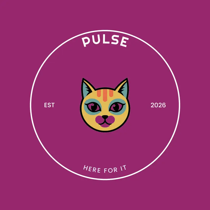 Cat, retro Discord server logo
