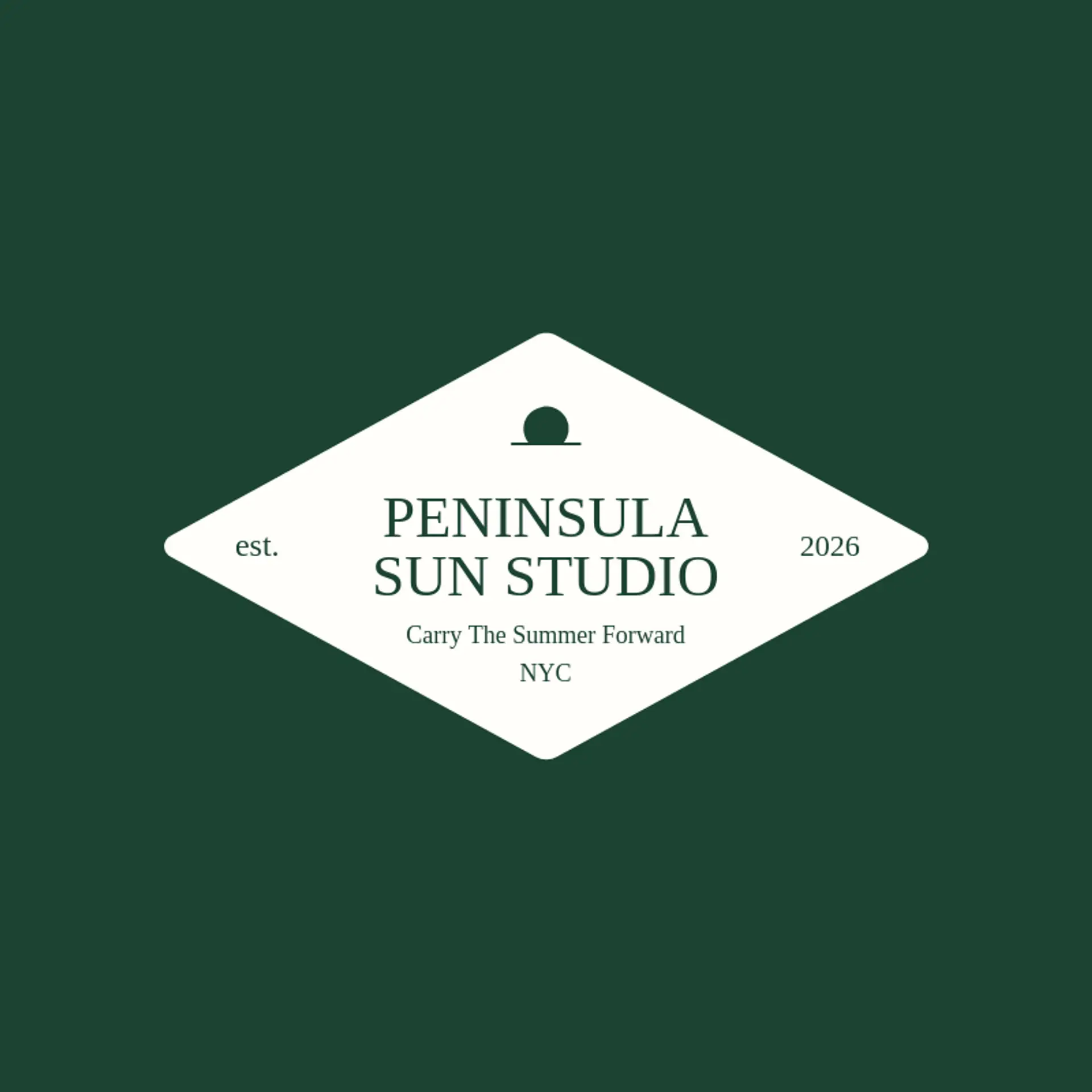 Peninsula Sun Studio logo for michigan
