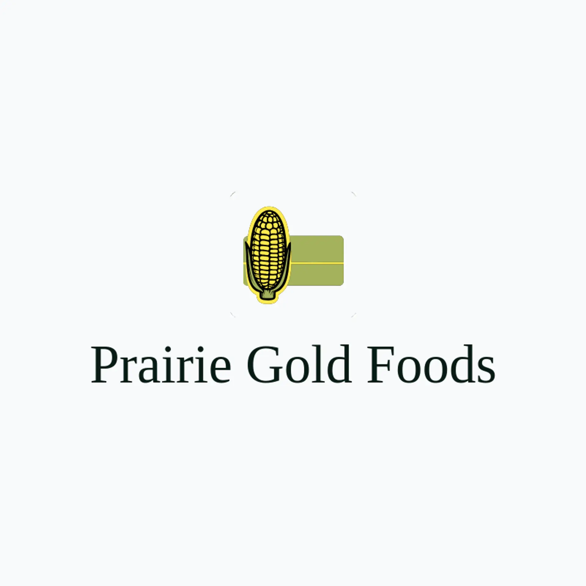 Prairie Gold Foods logo for corn
