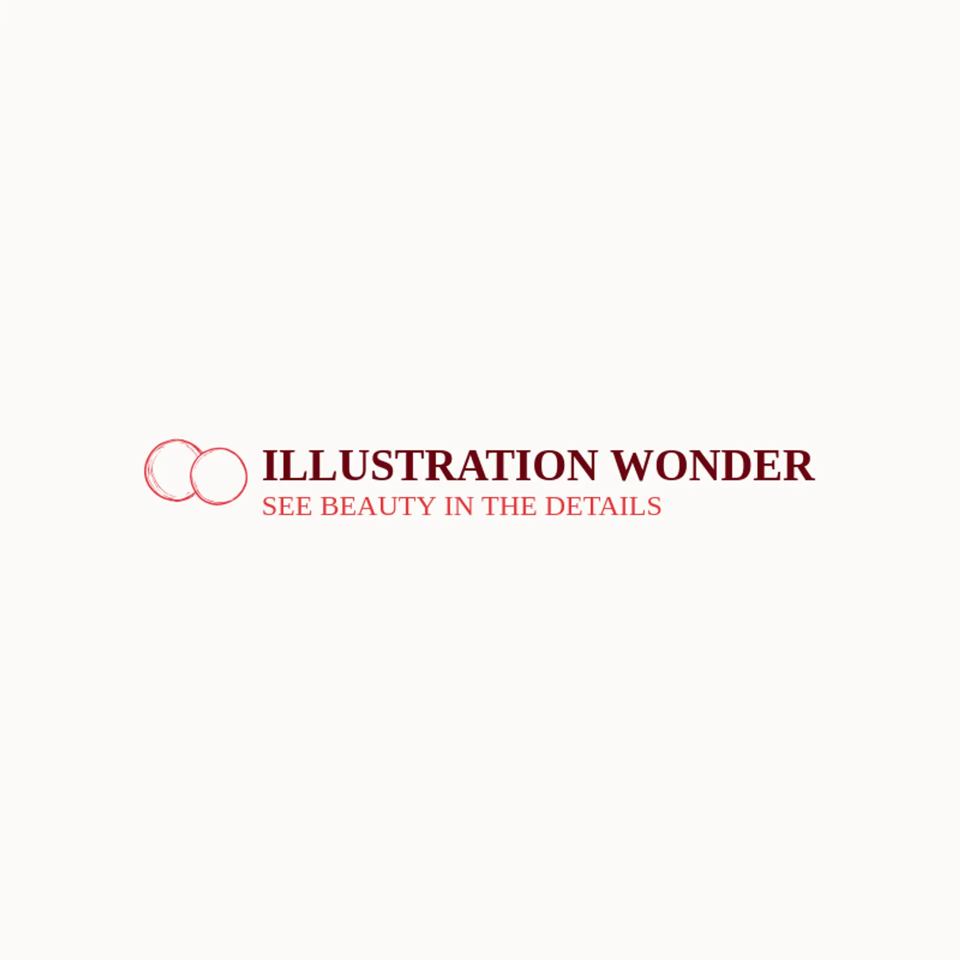 Illustration Wonder logo for illustration