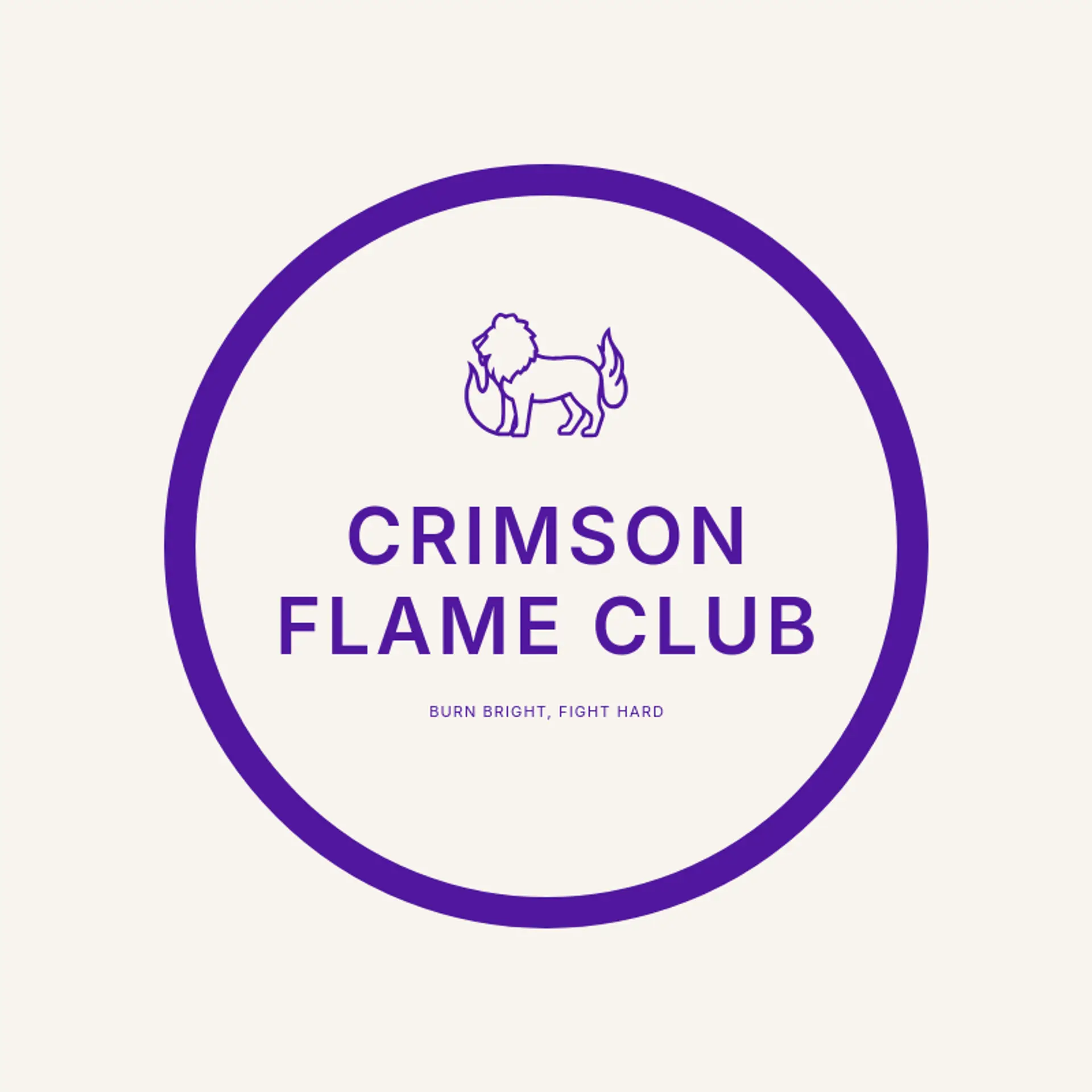 Crimson Flame Club logo for battle