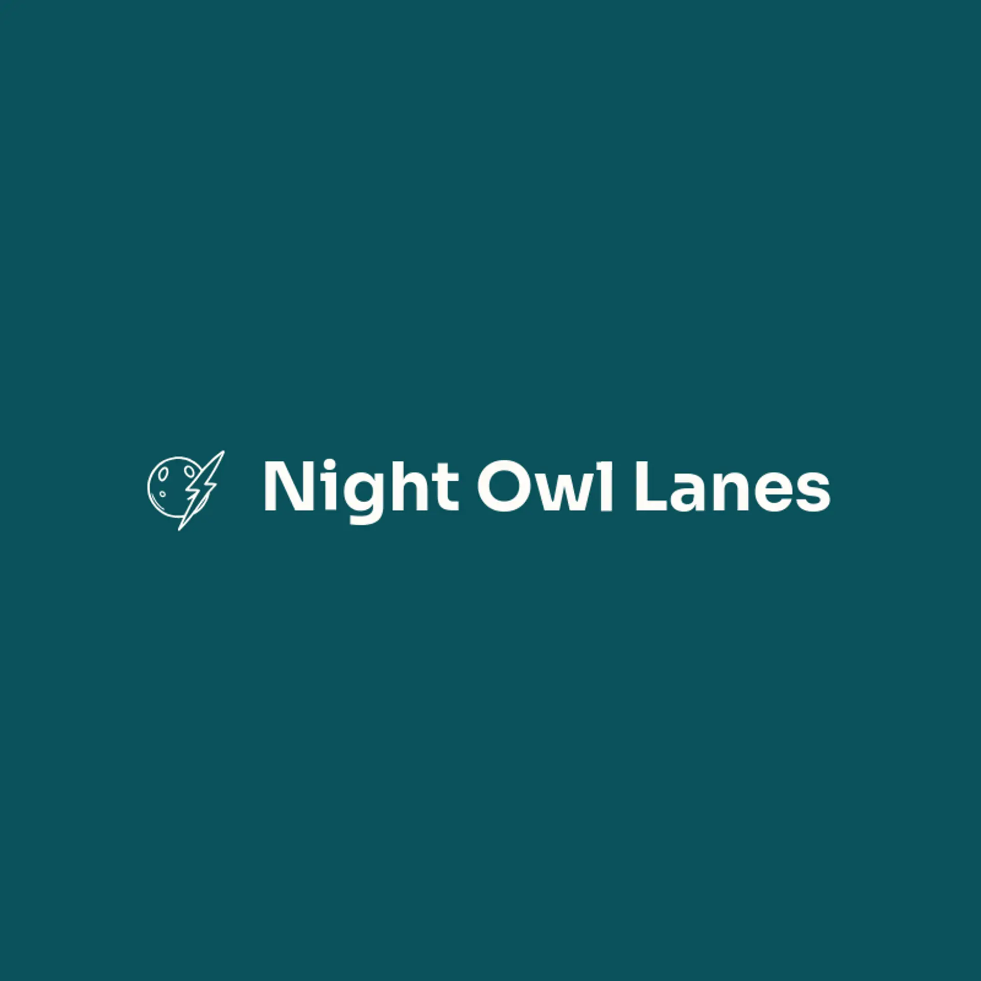 Night Owl Lanes logo for bowling