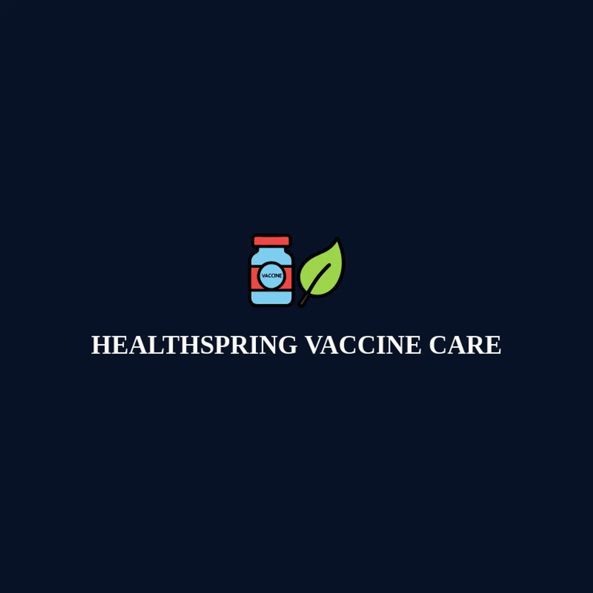 Healthspring Vaccine Care logo for vaccine