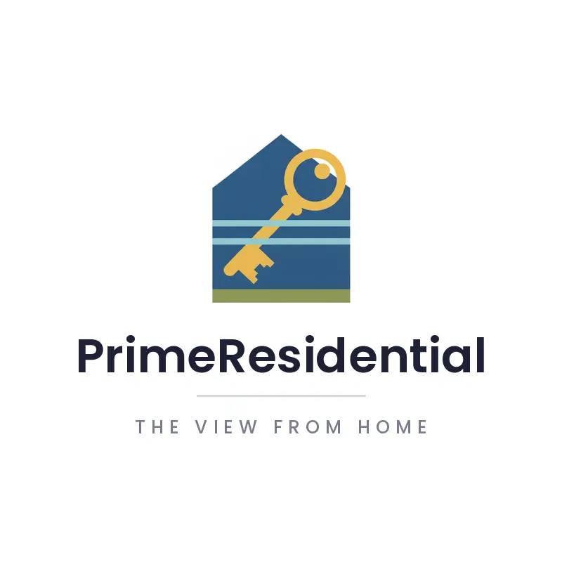 House with key real estate logo