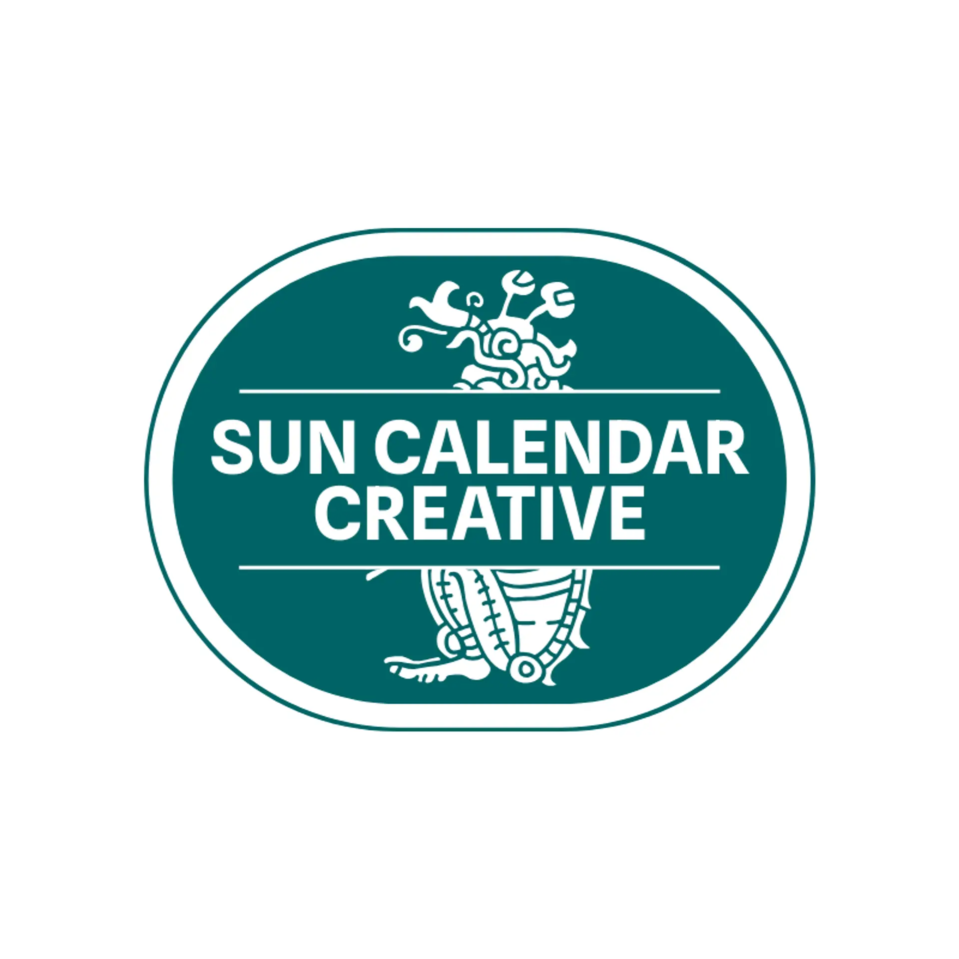 Sun Calendar Creative logo for aztec