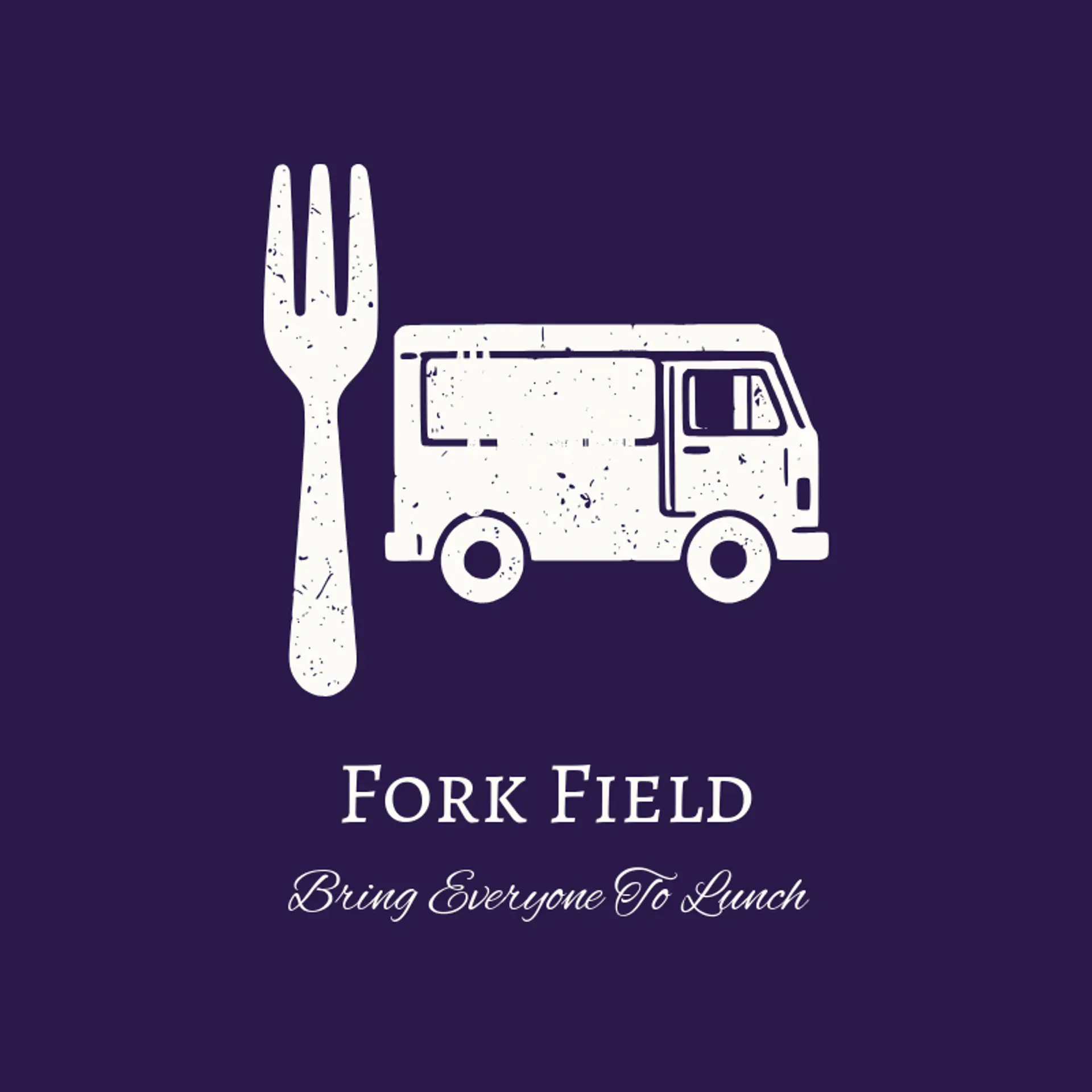 Fork Field logo for food truck