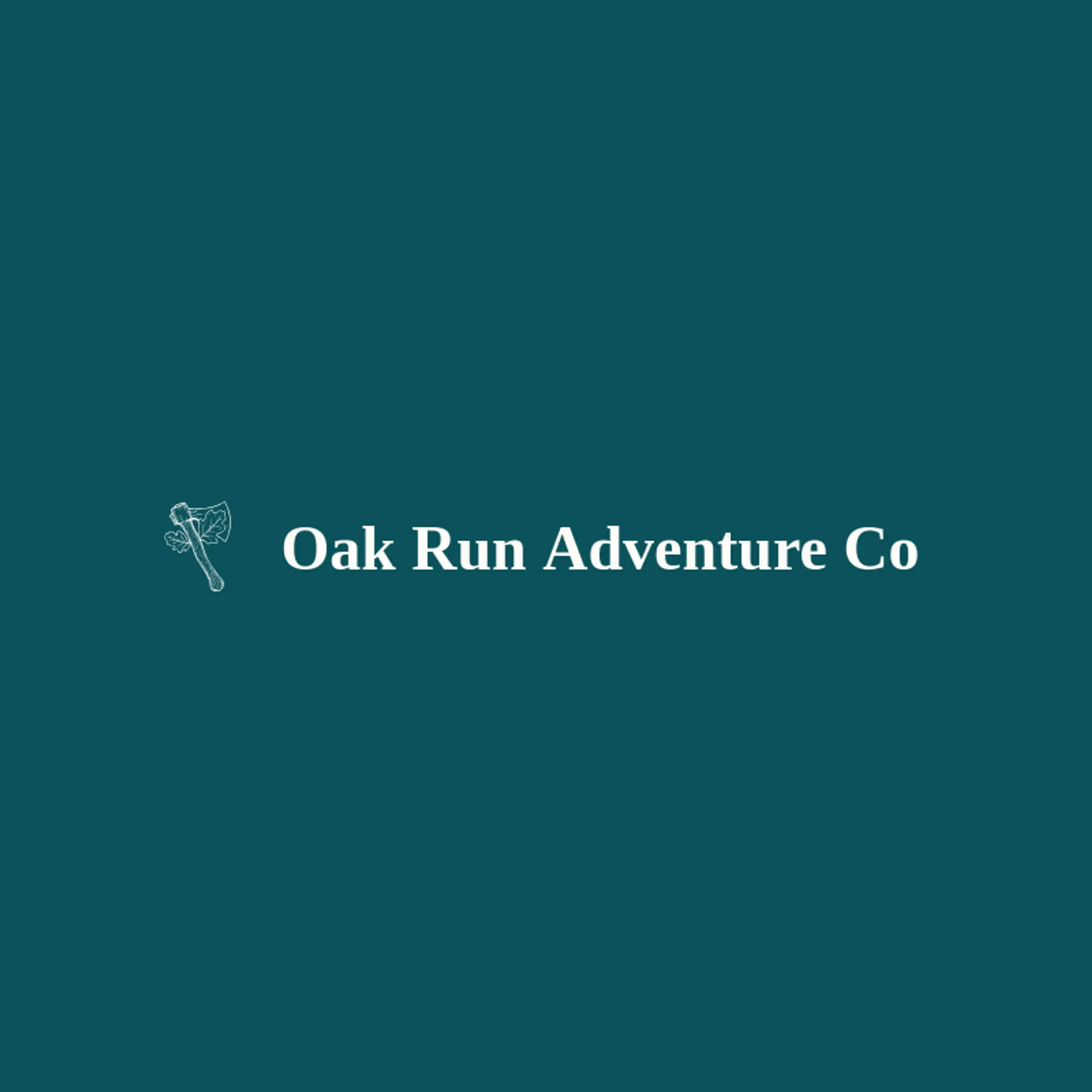 Oak Run Adventure Co logo for tomahawk